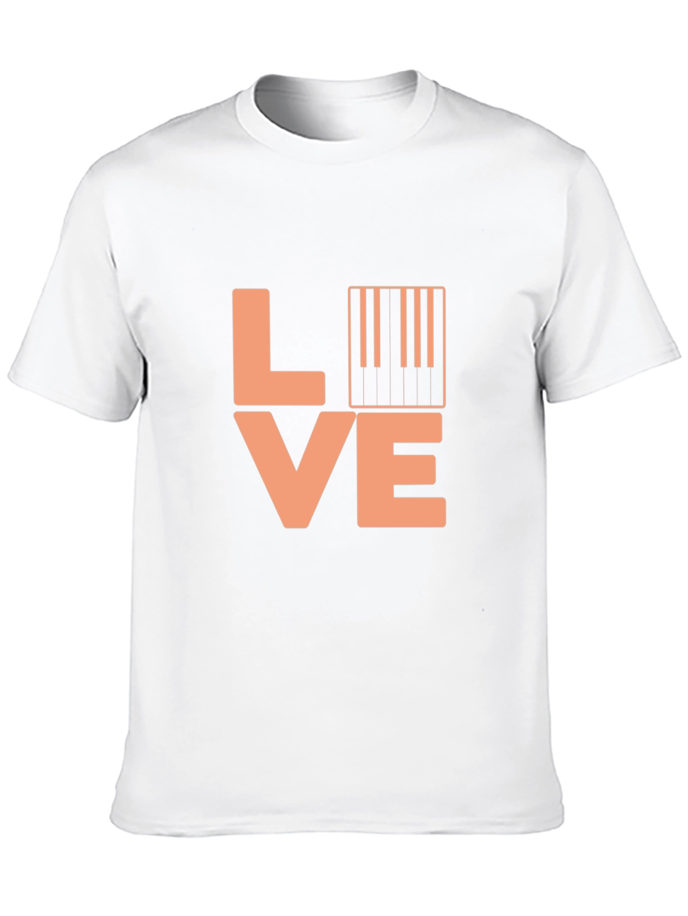 Love Piano Music T-Shirt - Stylish & Comfortable