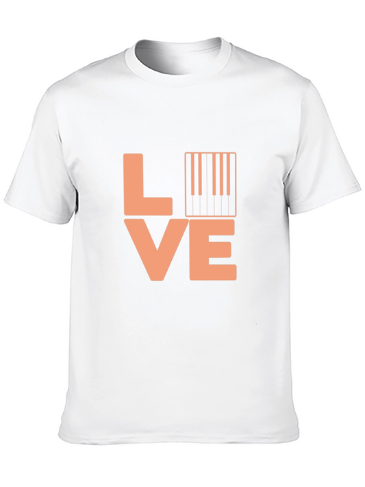 Love Piano Music T-Shirt - Stylish & Comfortable
