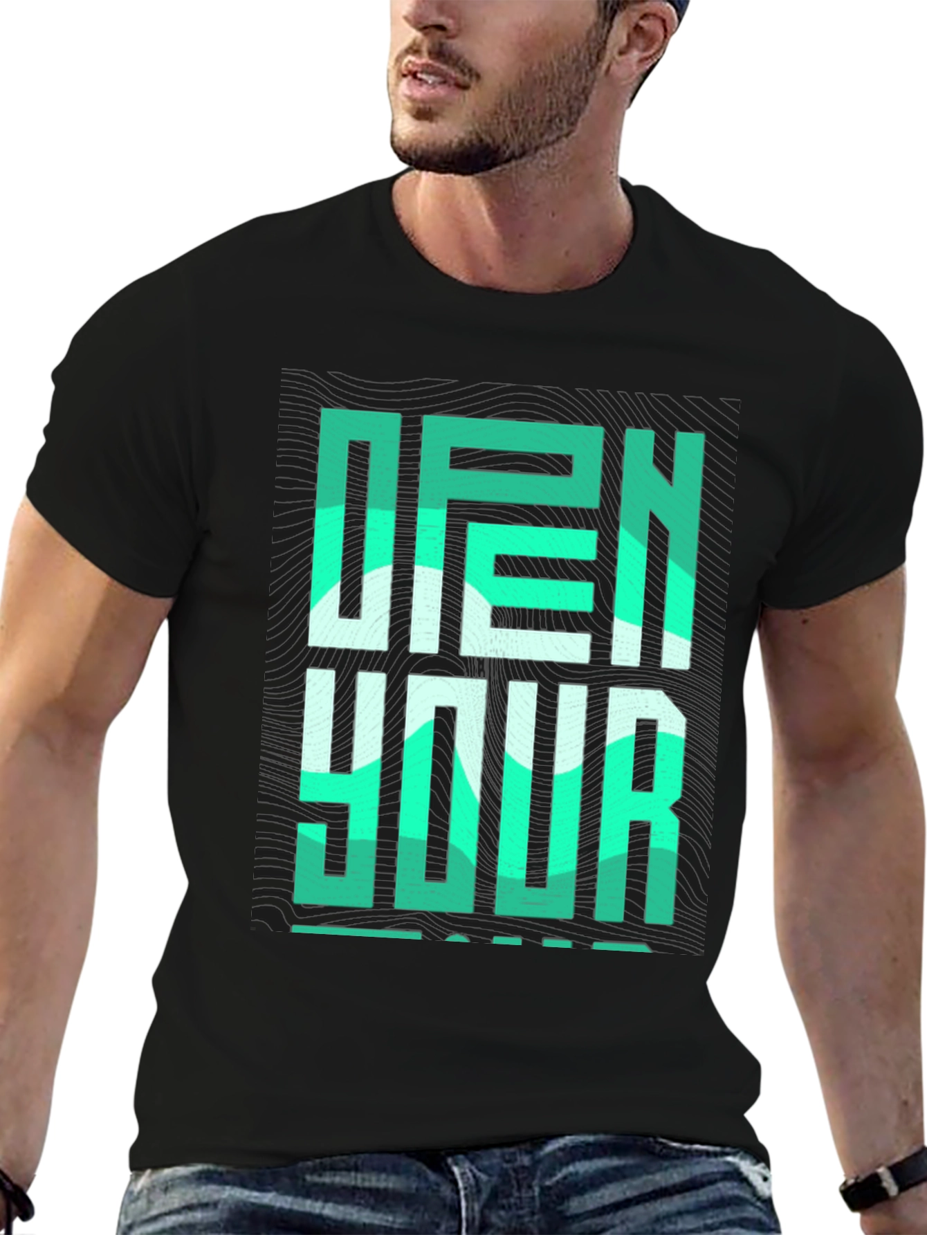 Open Your Mind T-Shirt - Bold Graphic Tee