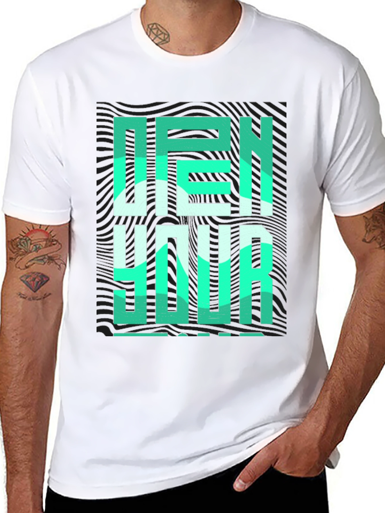 Open Your Mind T-Shirt - Bold Graphic Tee