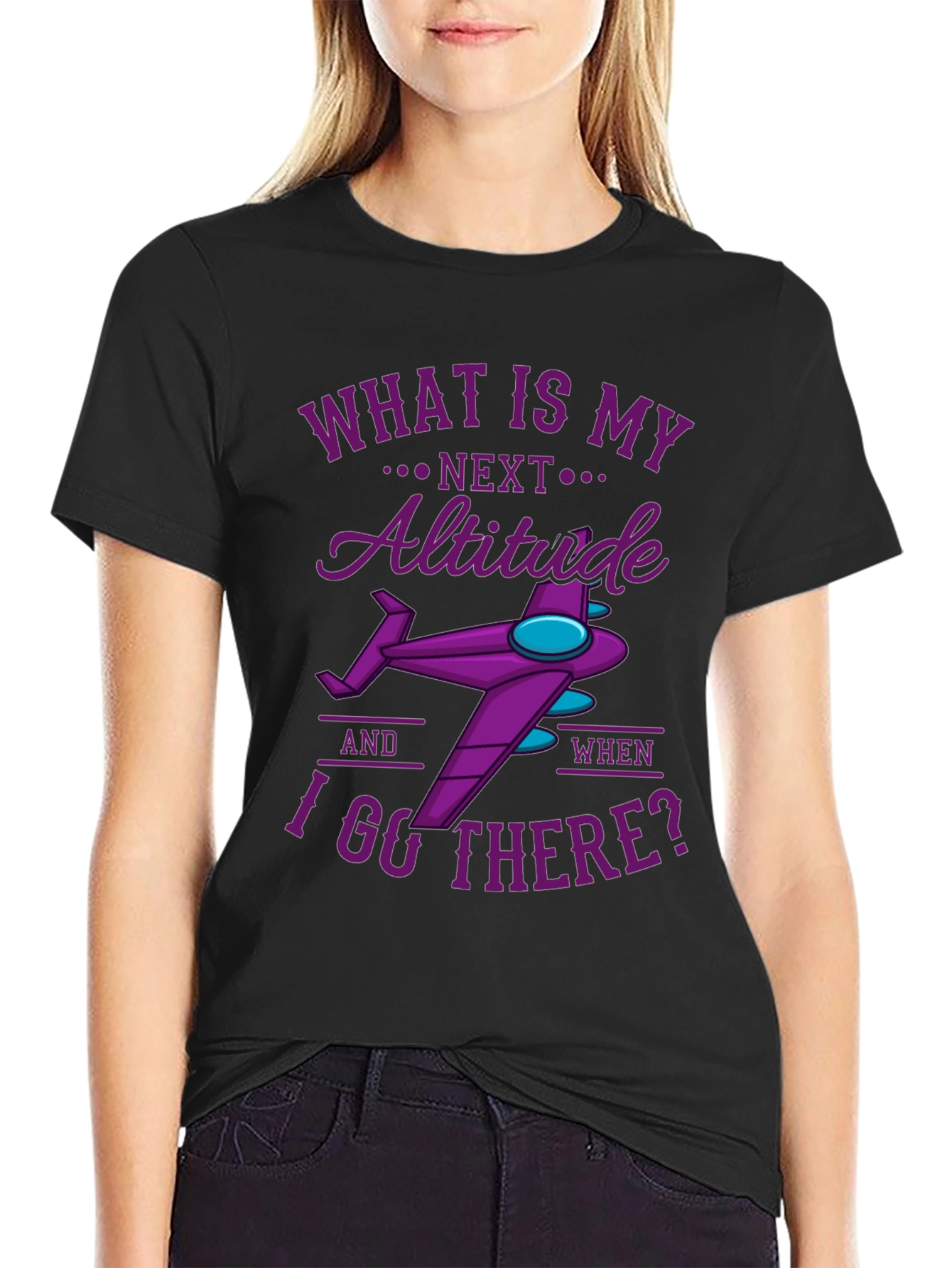 Altitude Airplane T-Shirt - Travel Gift Tee