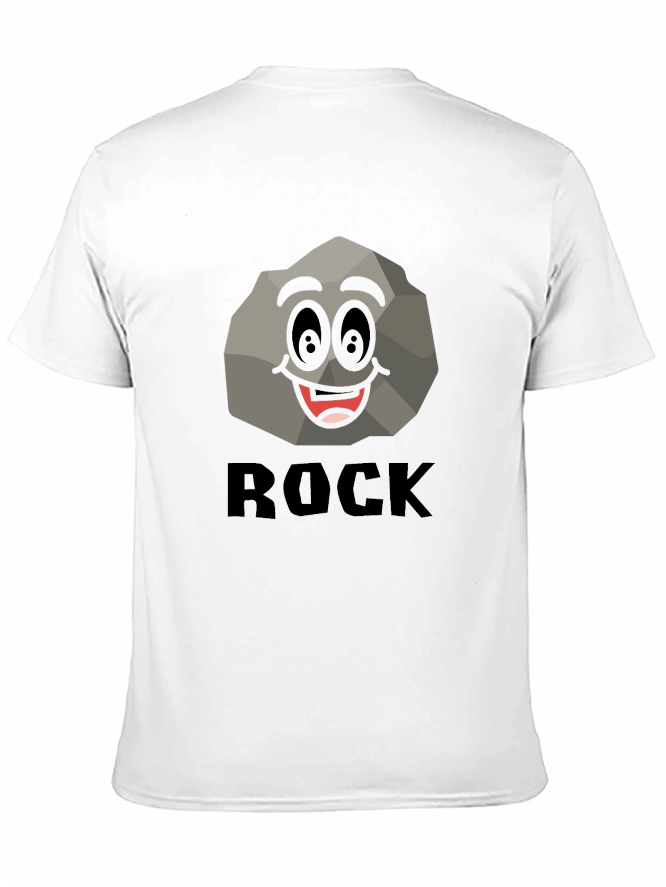 Funny Rock Graphic T-Shirt - Black Cotton Tee