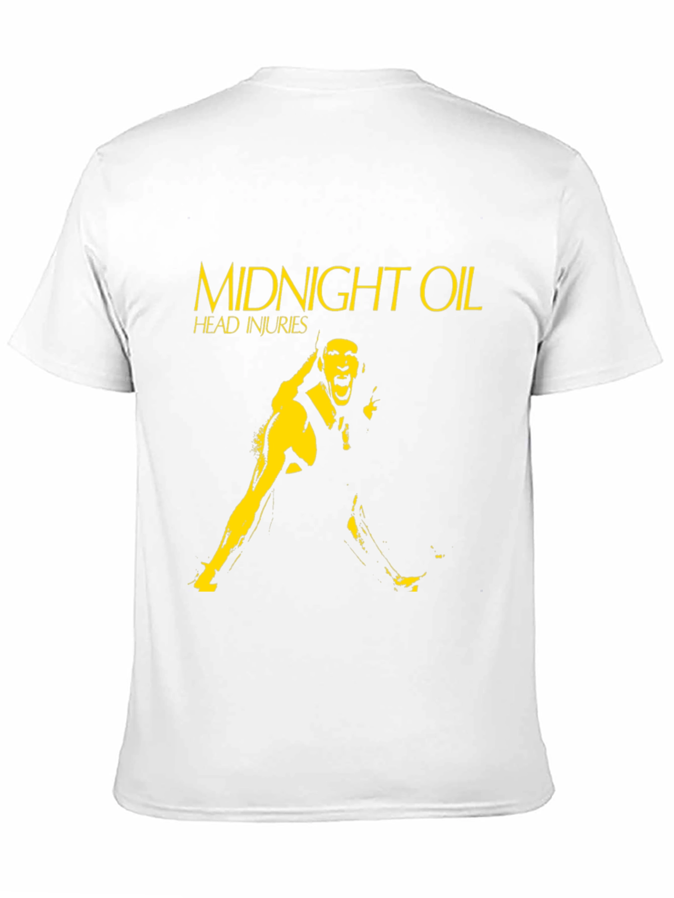Midnight Oil Head Injuries Black T-Shirt