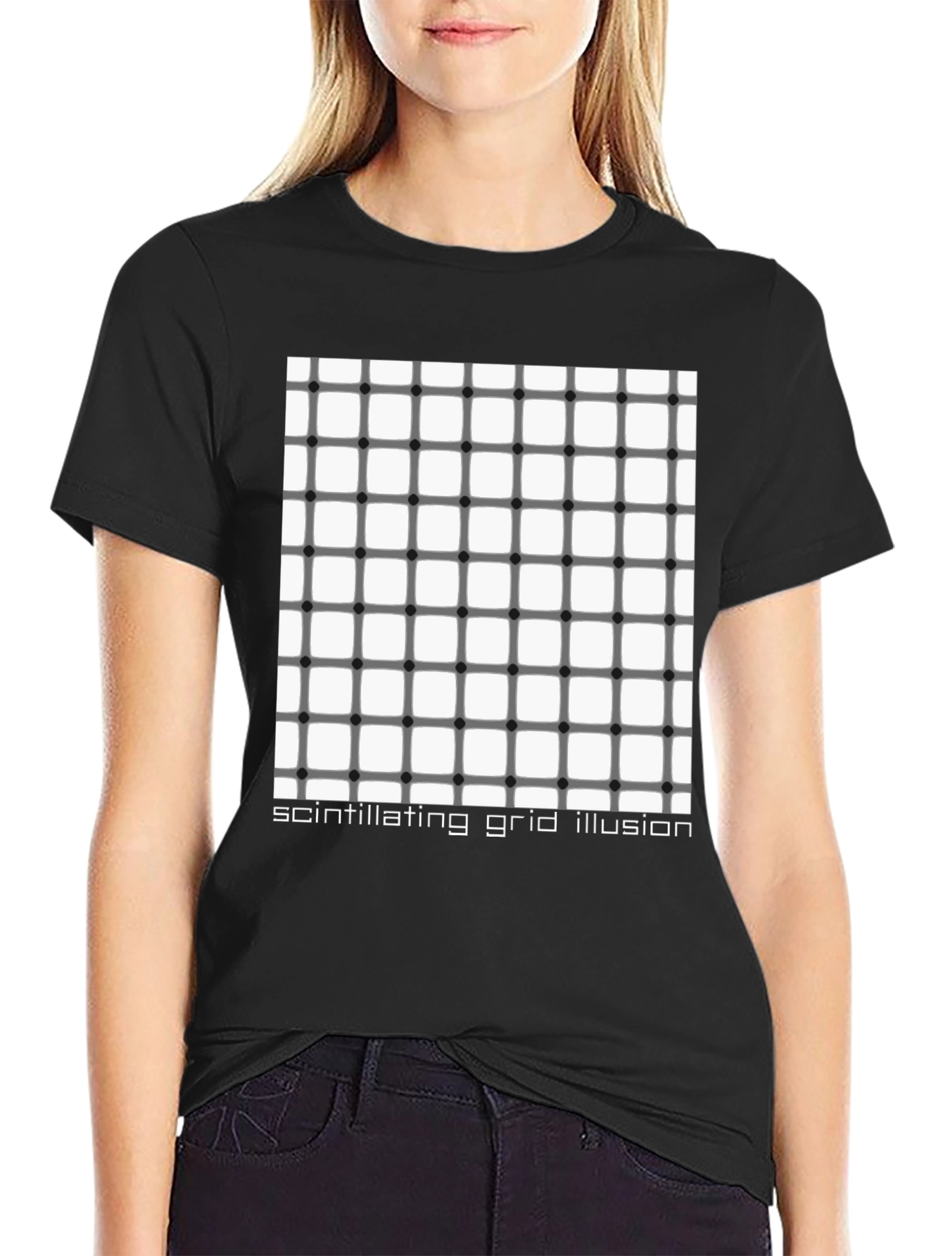 Scintillating Grid Illusion T-Shirt
