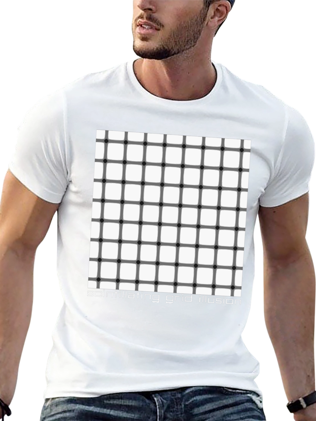 Scintillating Grid Illusion T-Shirt