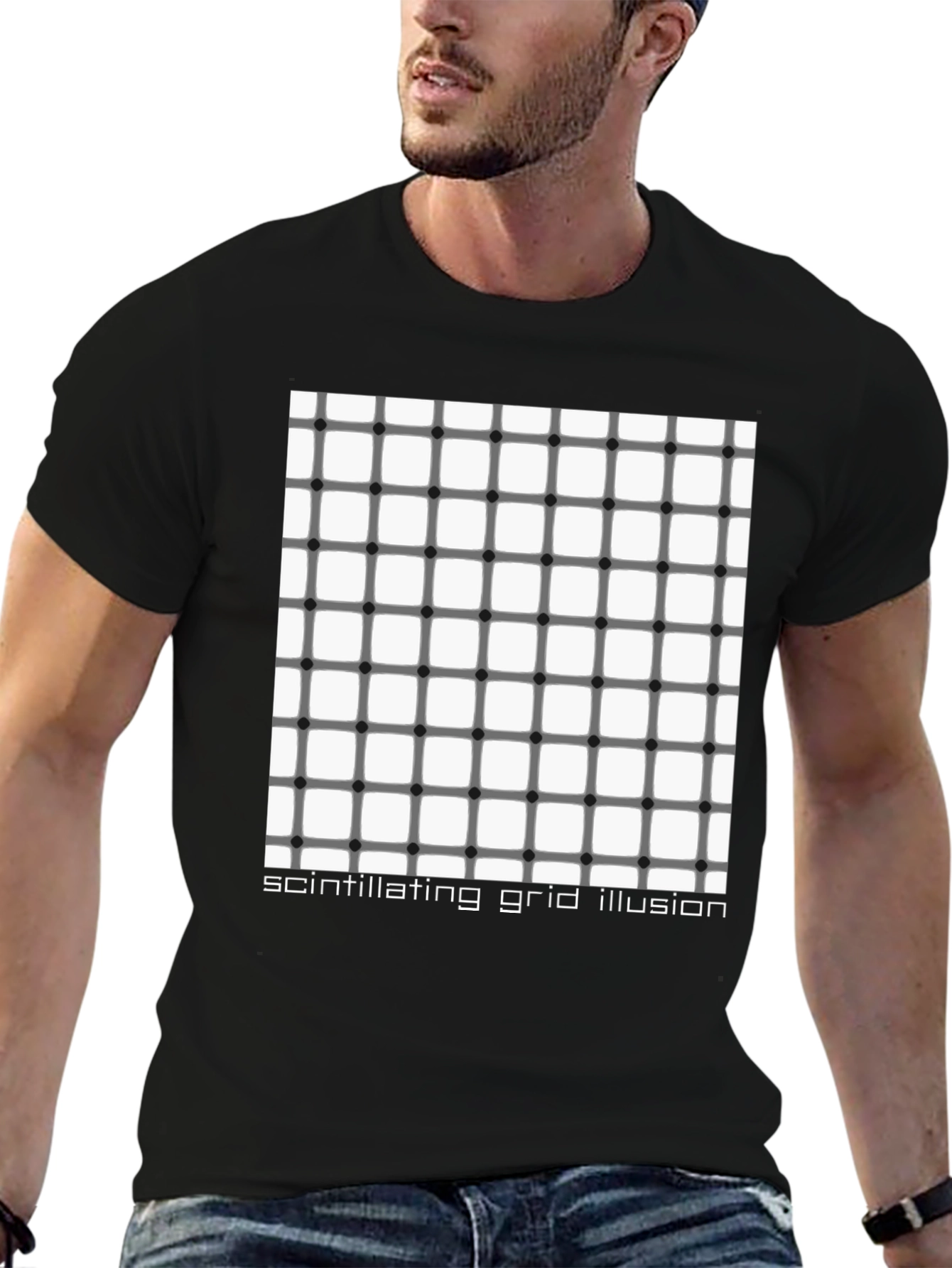 Scintillating Grid Illusion T-Shirt