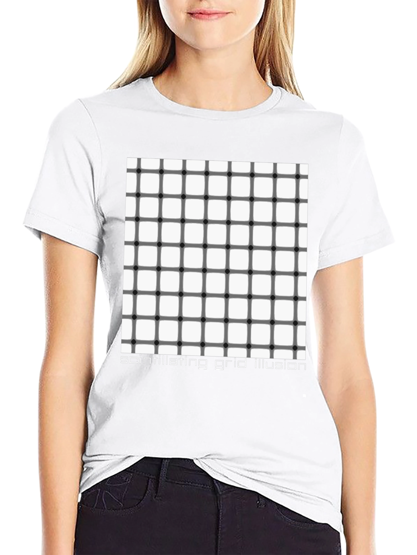 Scintillating Grid Illusion T-Shirt