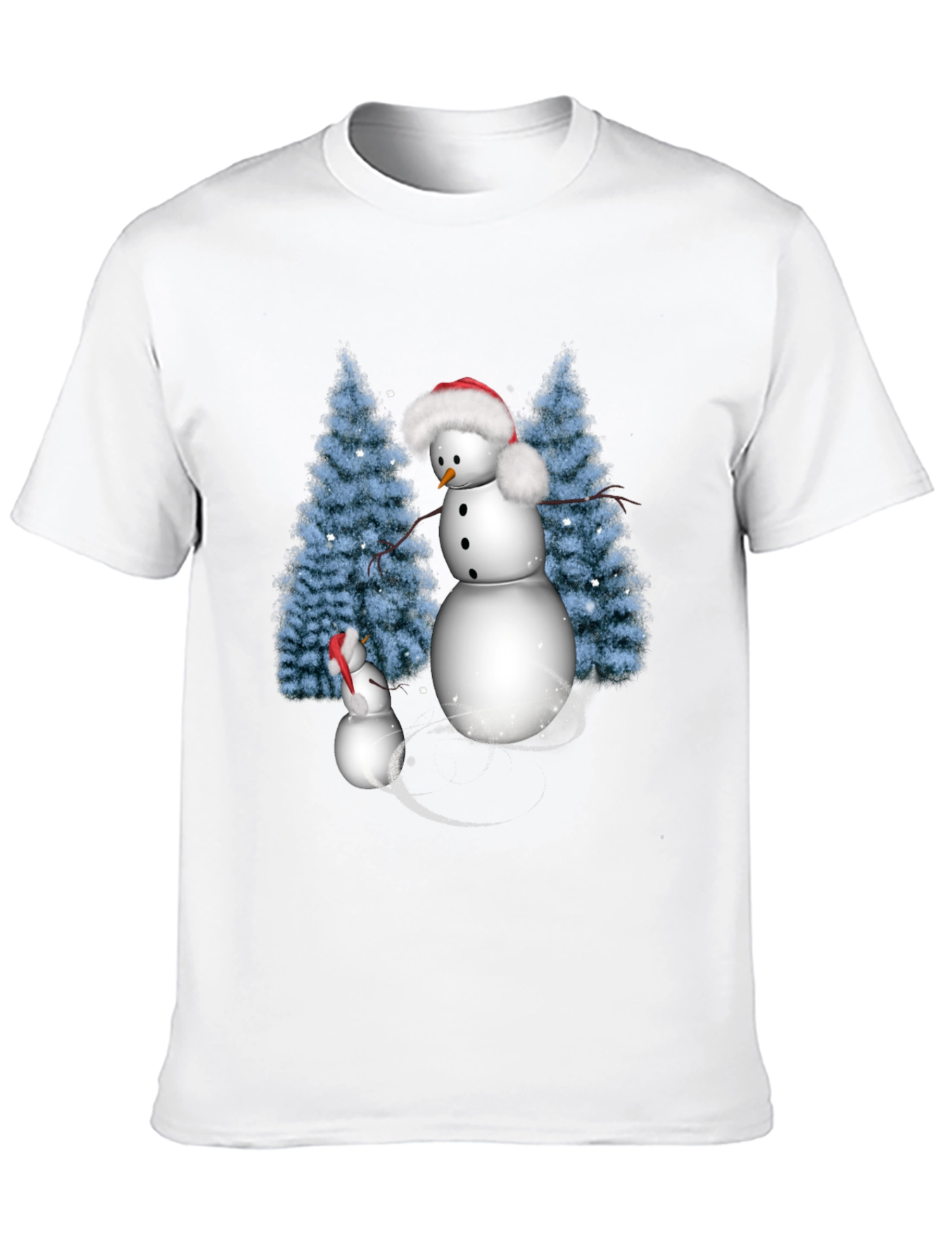 Snowman Family Holiday T-Shirt