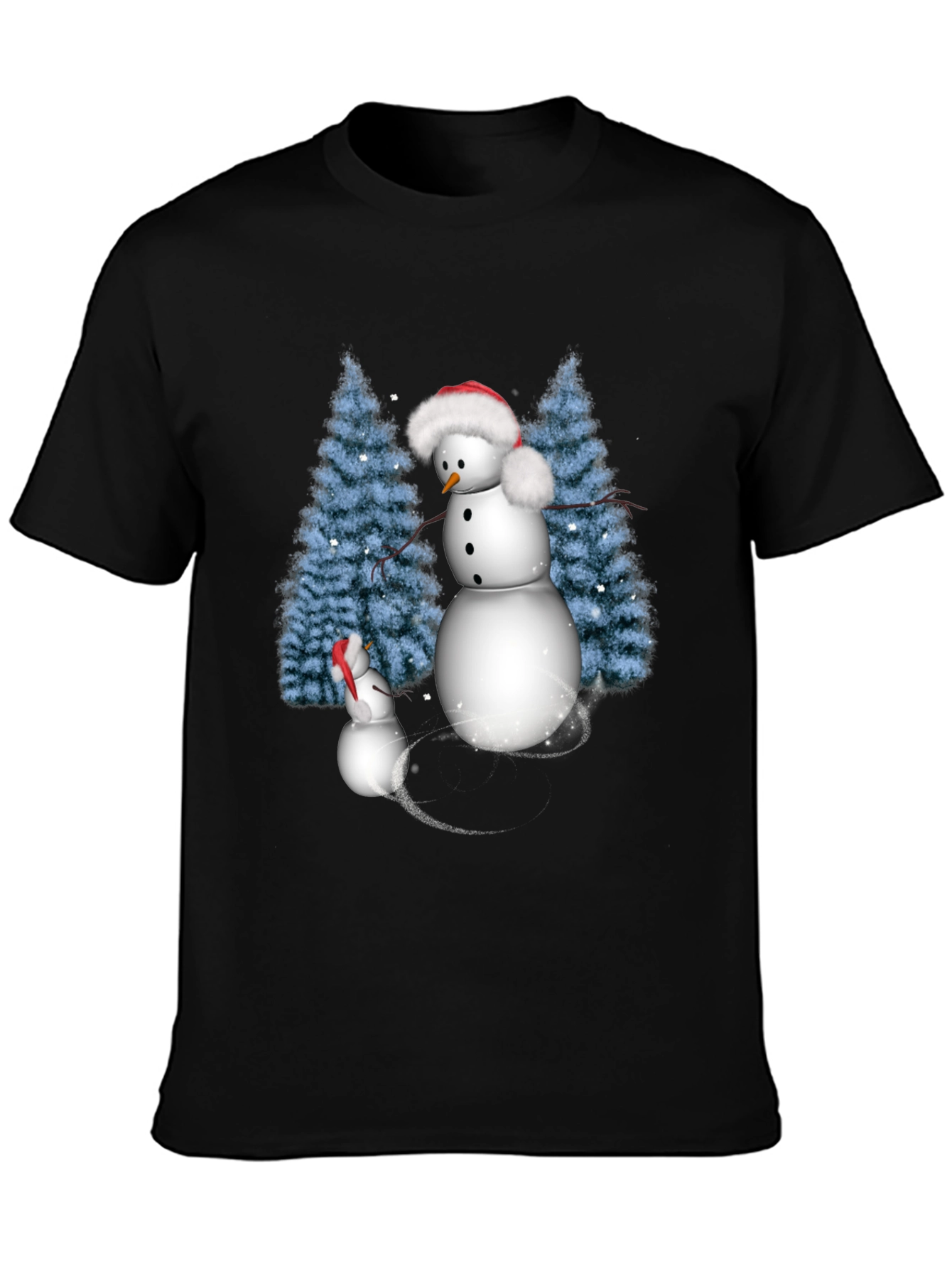 Snowman Family Holiday T-Shirt
