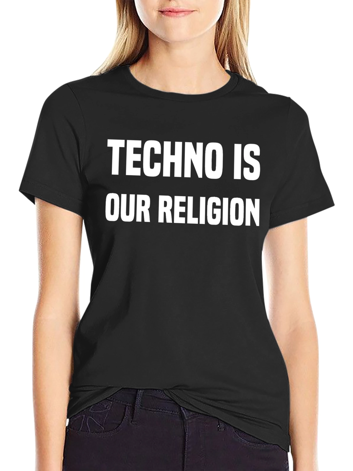 Techno is Our Religion T-Shirt - Music Lover Tee