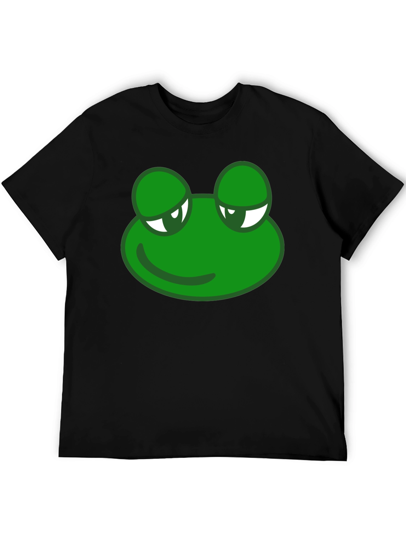 Cool Frog Graphic T-Shirt - Black