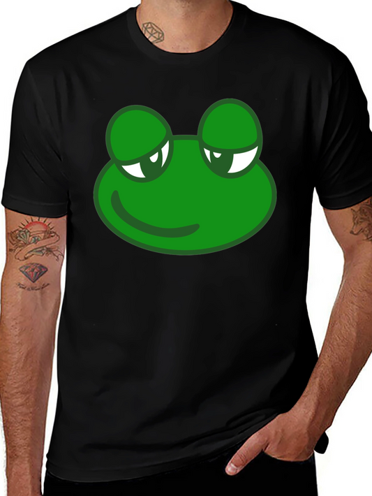 Cool Frog Graphic T-Shirt - Black