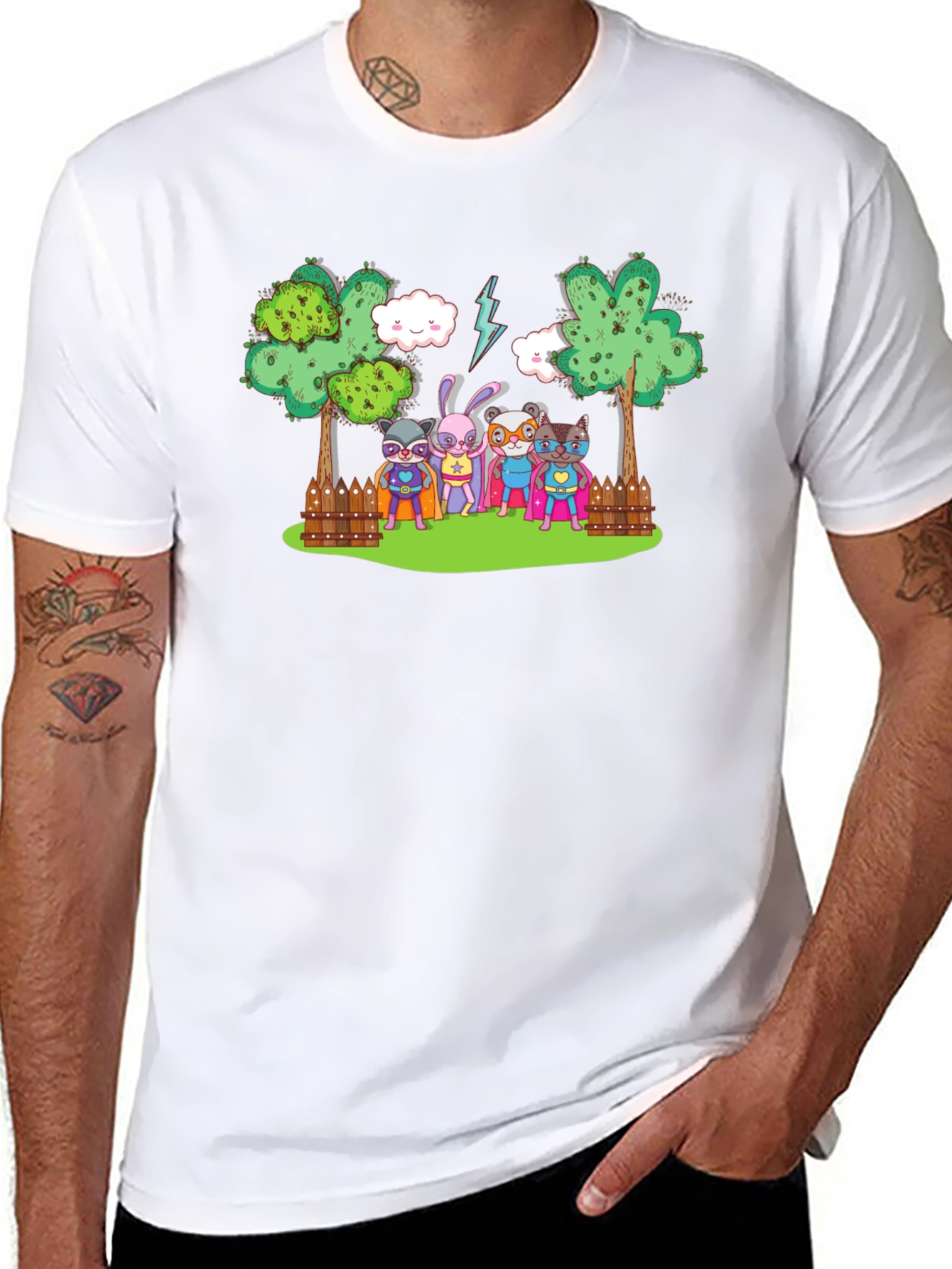 Superhero Animals T-Shirt