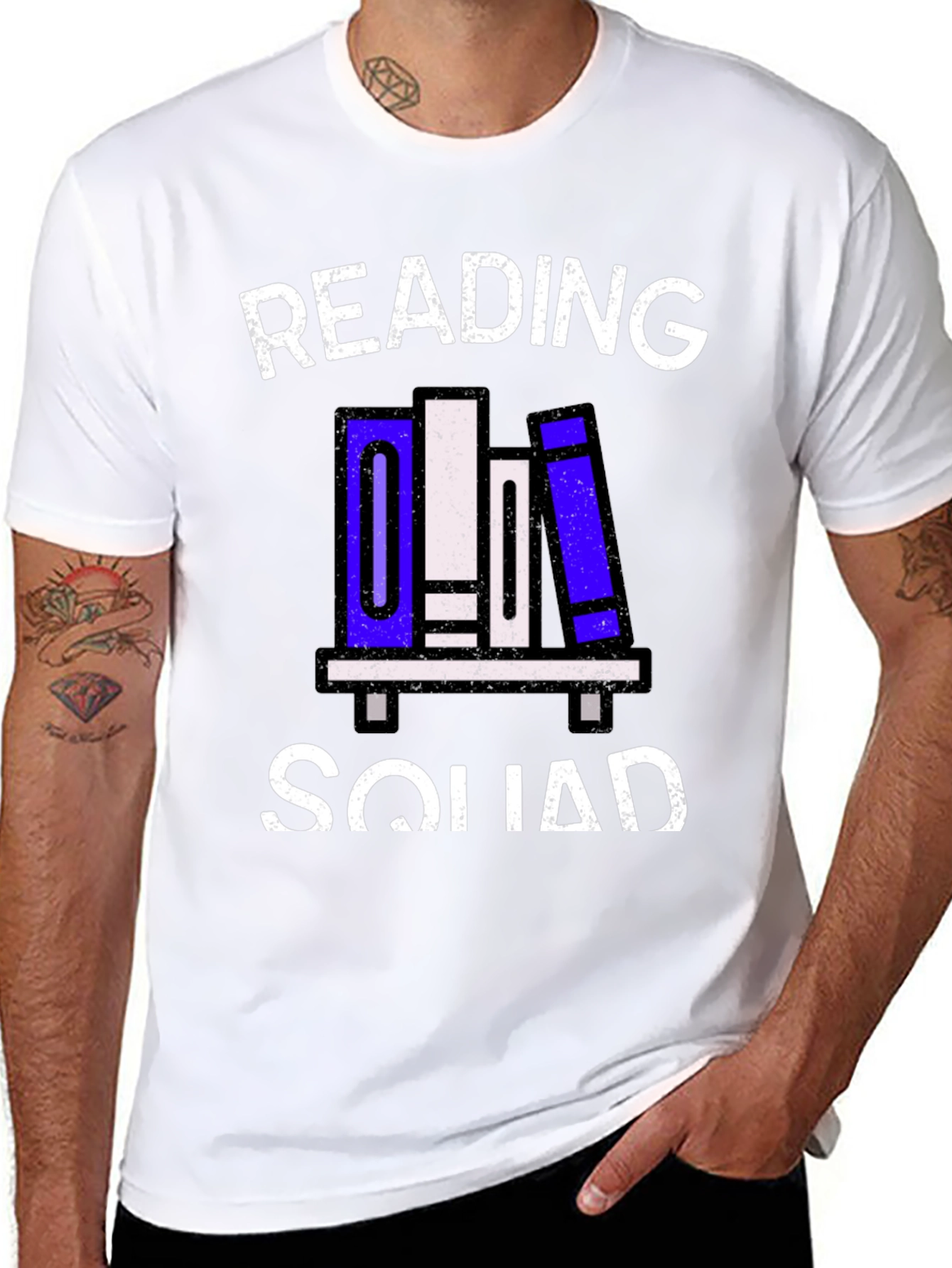 Reading Squad Graphic T-Shirt - Book Lover Tee