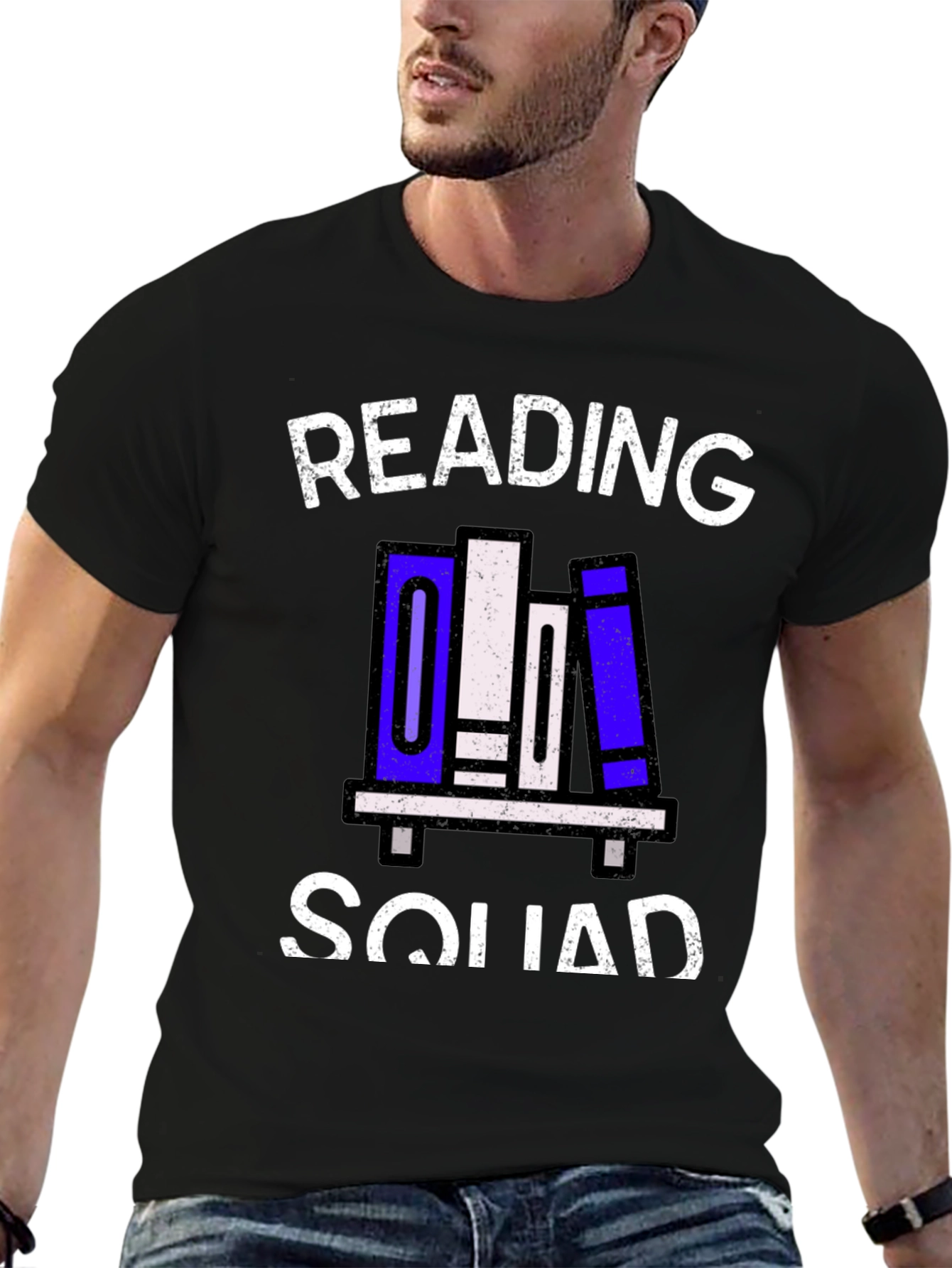 Reading Squad Graphic T-Shirt - Book Lover Tee