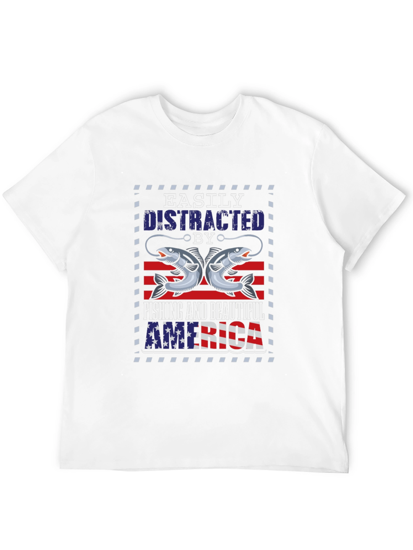 Fishing & America Graphic Tee