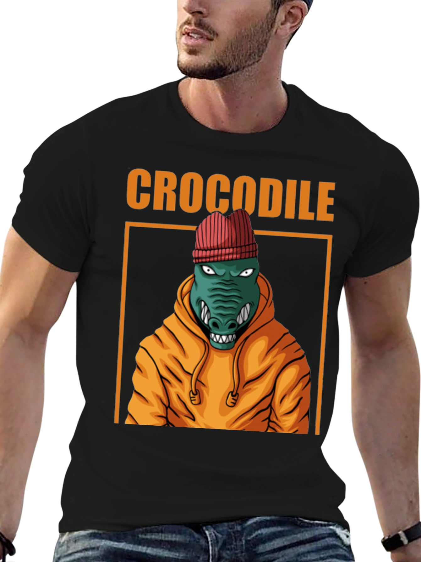 Crocodile Graphic Tee - Urban Style T-Shirt