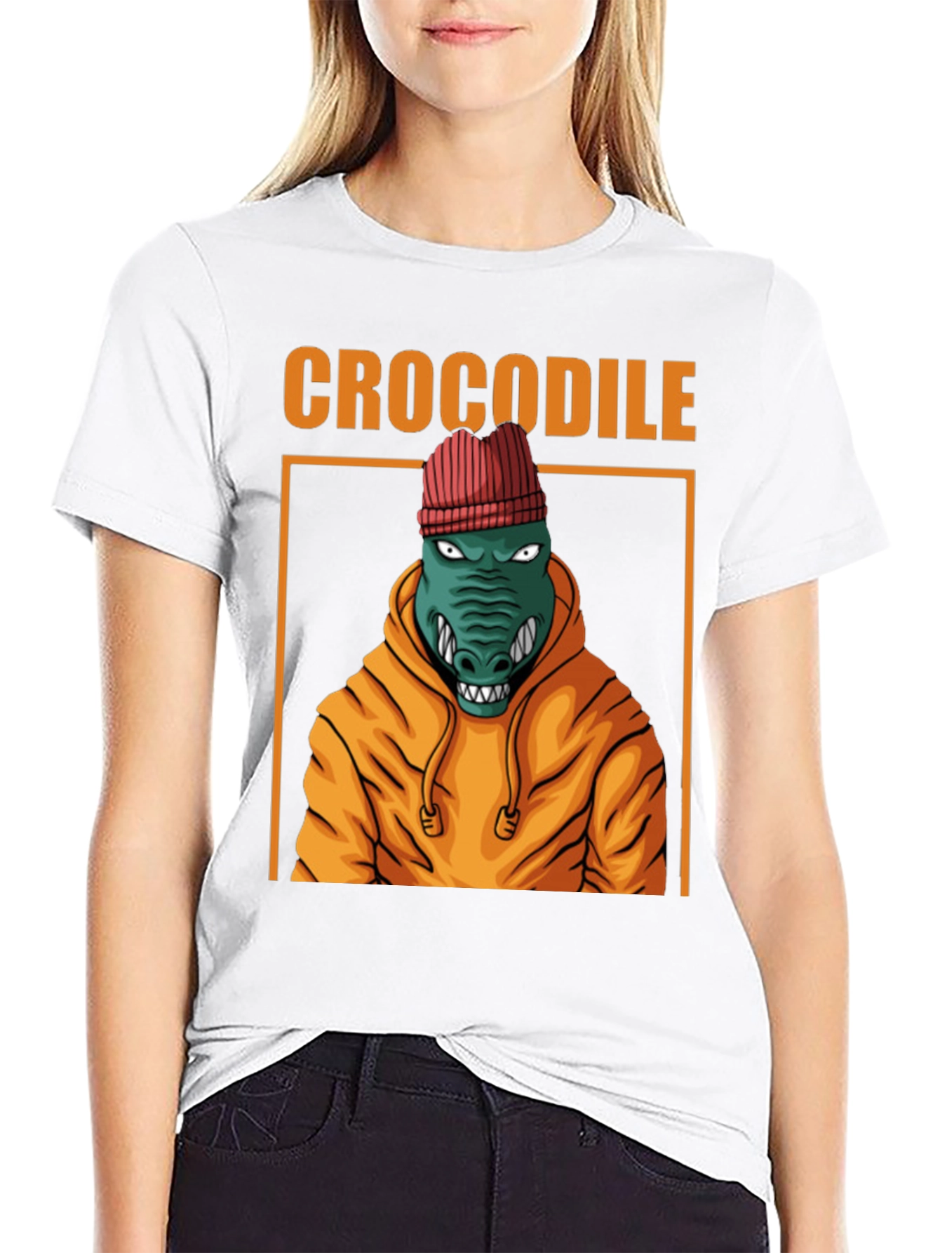Crocodile Graphic Tee - Urban Style T-Shirt