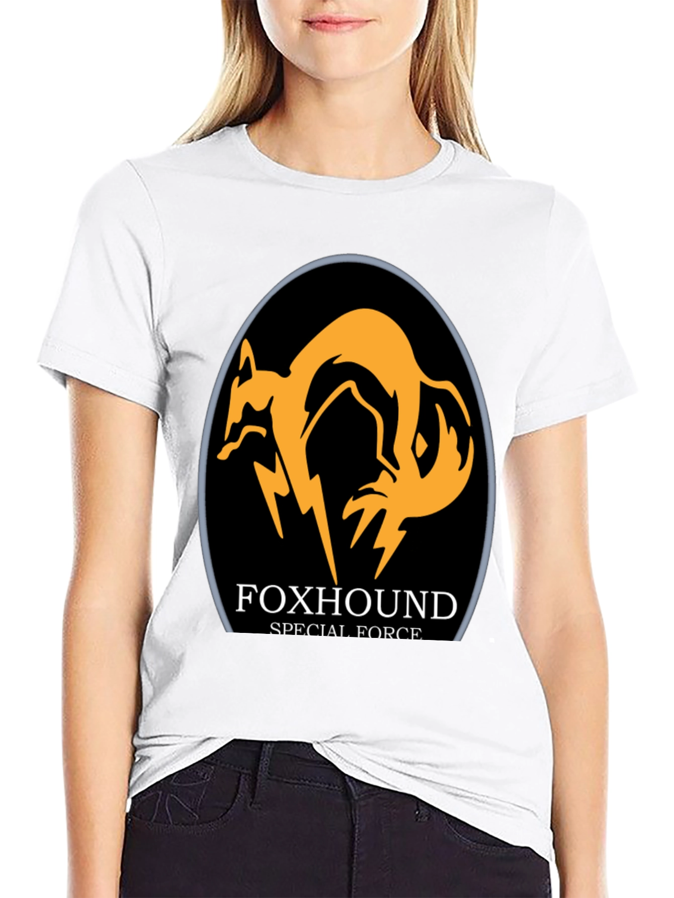 FOXHOUND Special Force Graphic Black T-Shirt