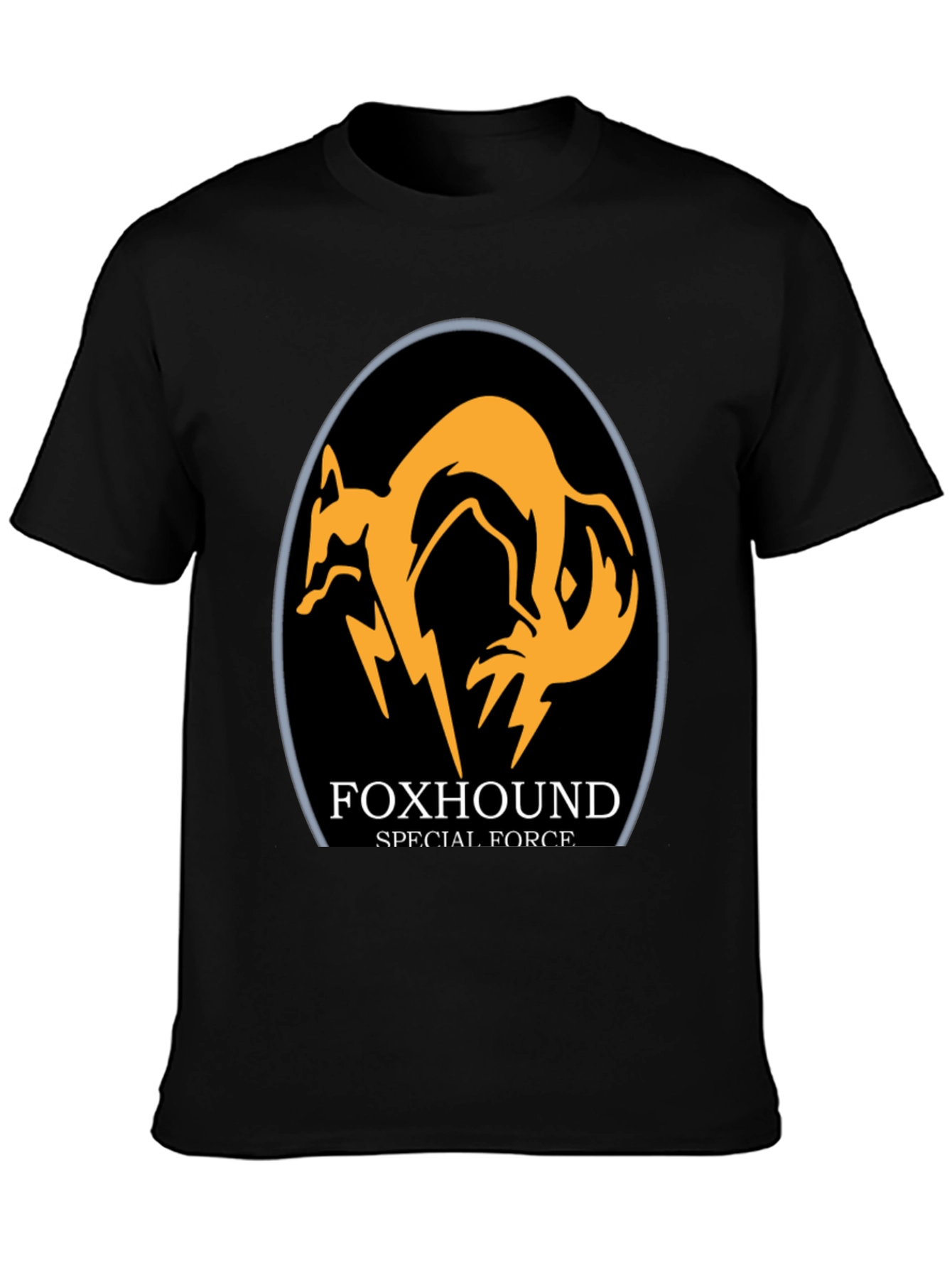 FOXHOUND Special Force Graphic Black T-Shirt