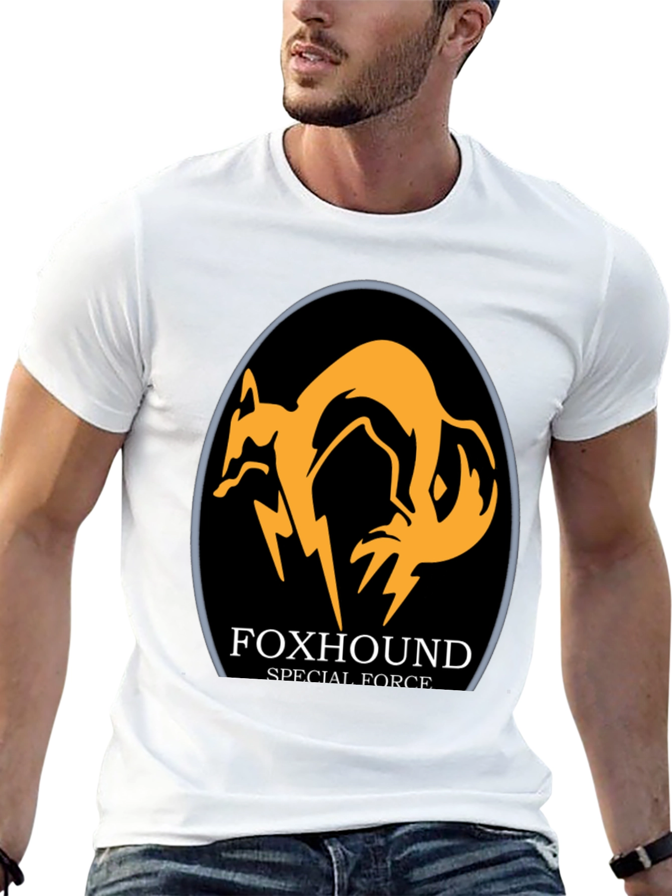 FOXHOUND Special Force Graphic Black T-Shirt