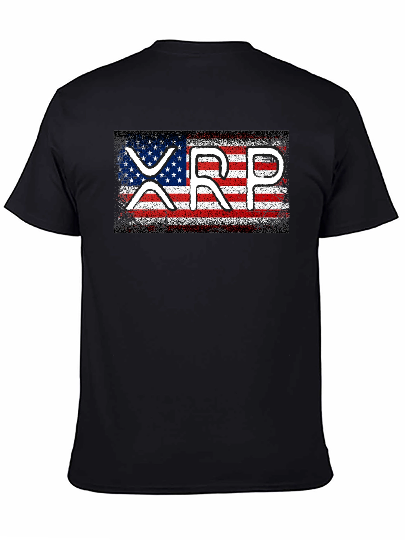 XRP American Flag Graphic T-Shirt