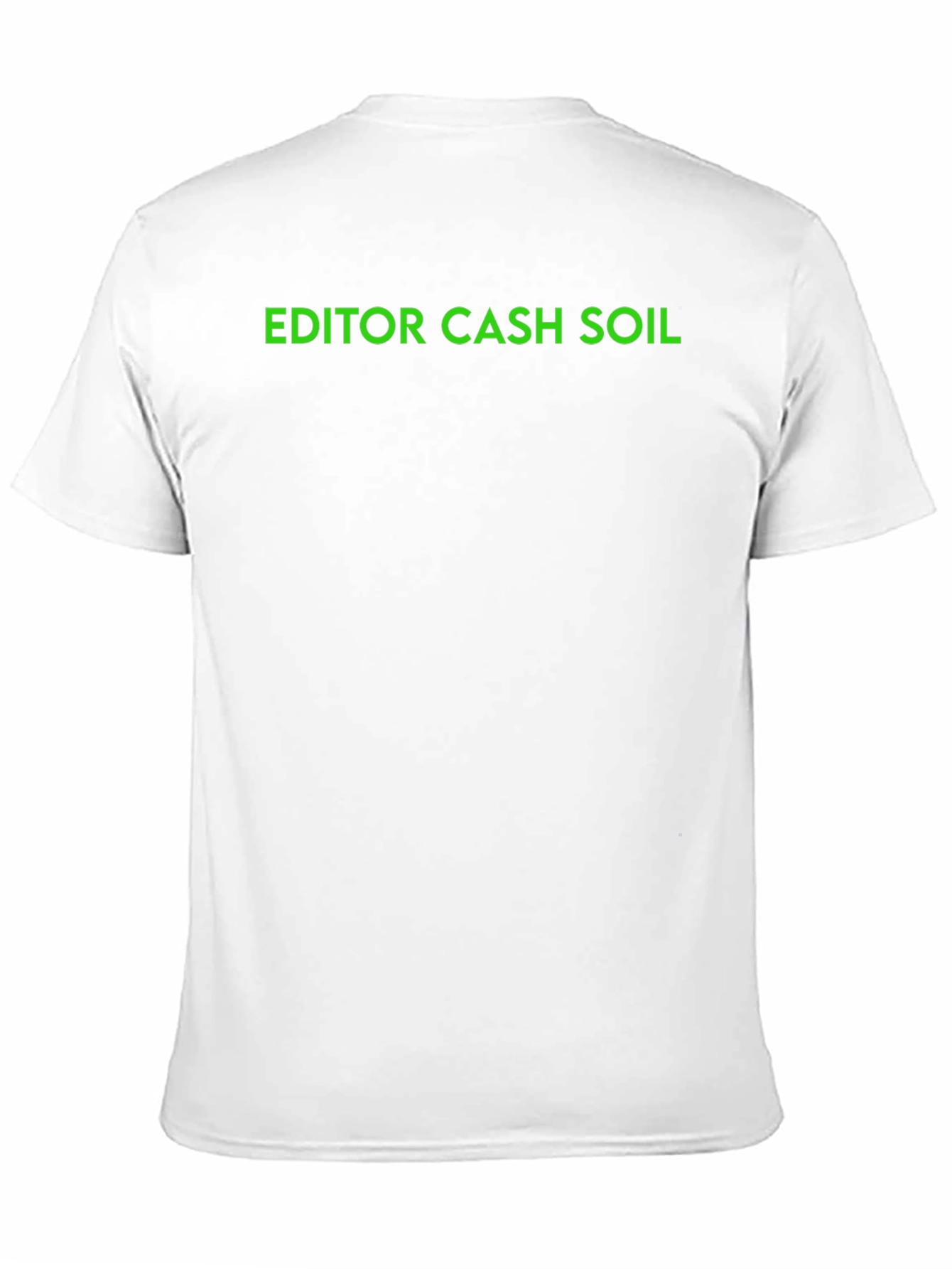 Editor Cash Soil Black T-Shirt