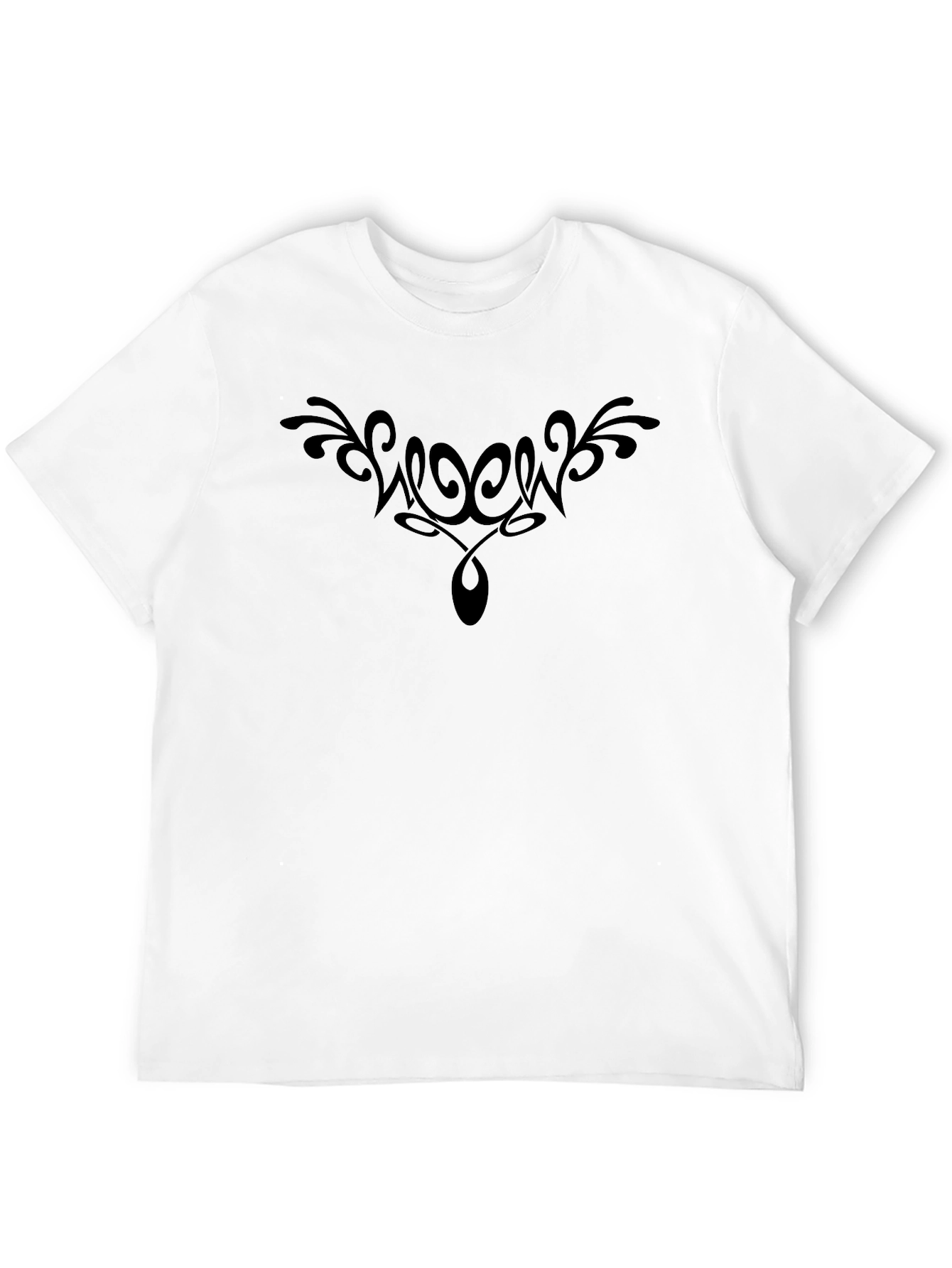 Black Tribal Graphic T-Shirt