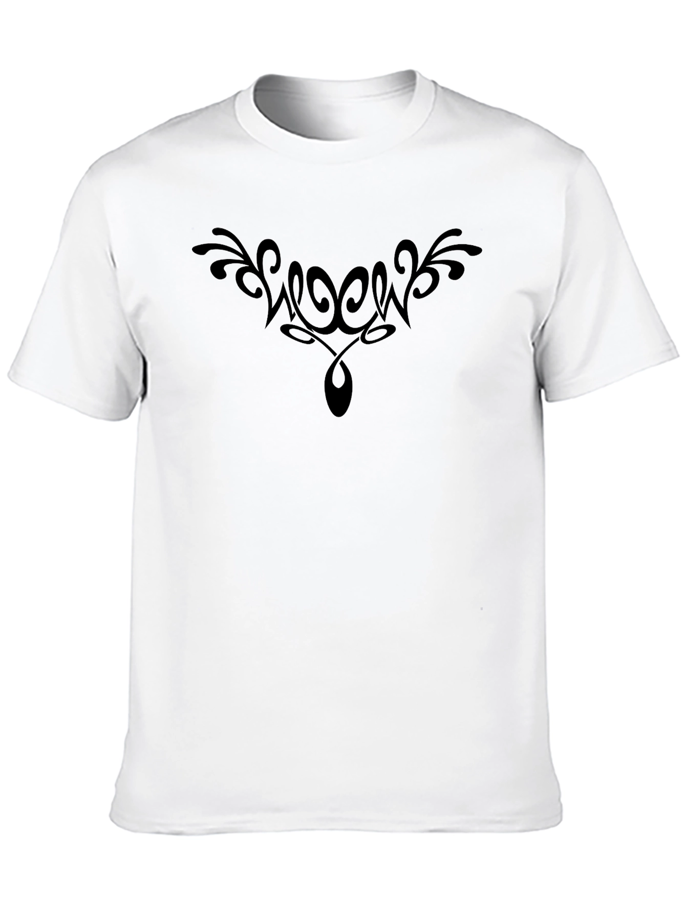 Black Tribal Graphic T-Shirt
