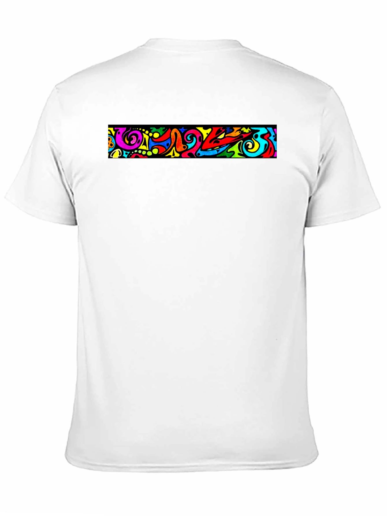Bold Graphic Print Black T-Shirt