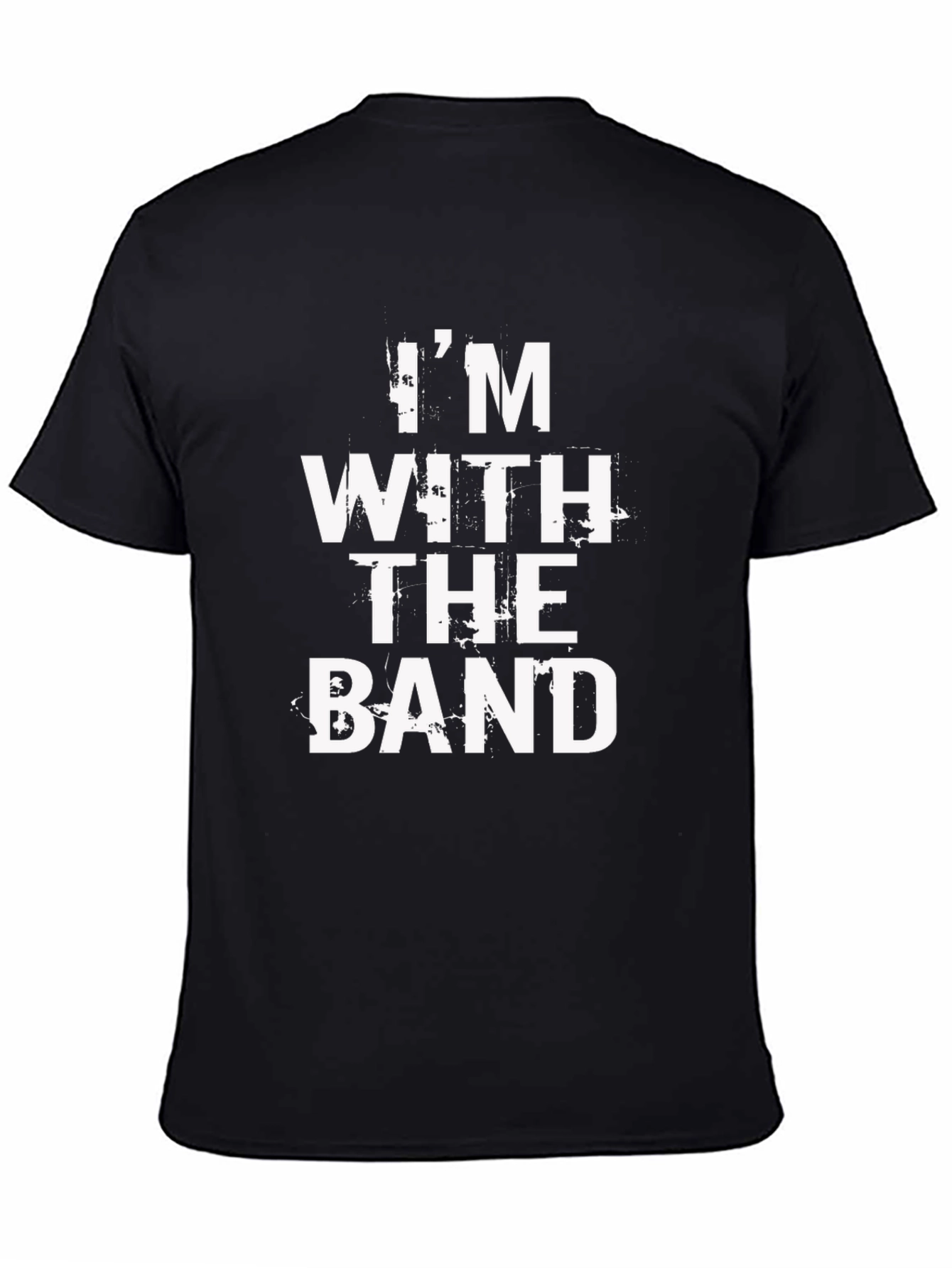 Im With The Band Tee - Distressed Graphic Print