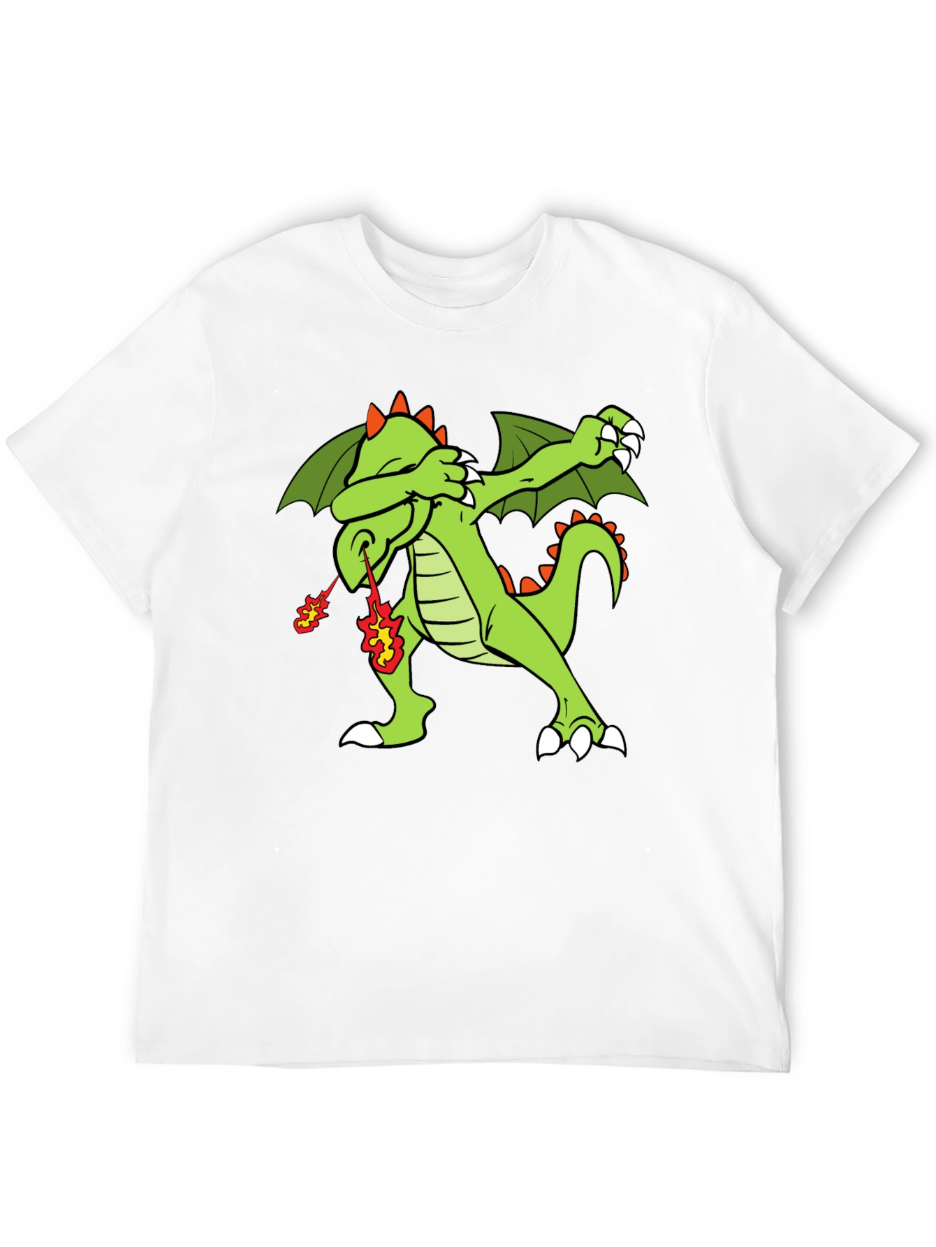 Dabbing Dragon T-Shirt - Fire Breathing Dab Tee