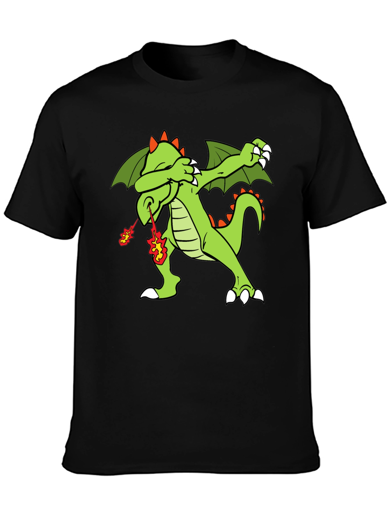 Dabbing Dragon T-Shirt - Fire Breathing Dab Tee