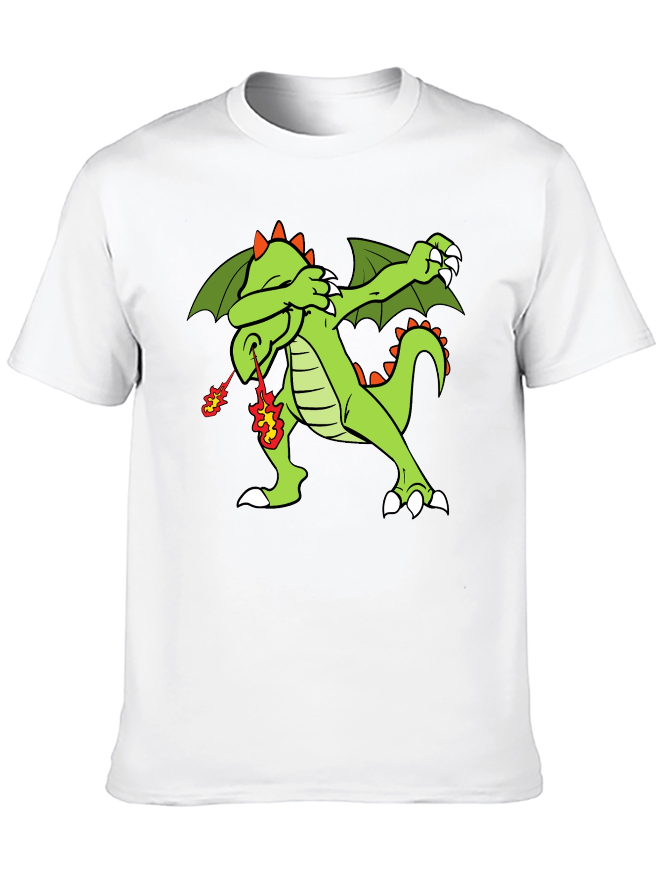 Dabbing Dragon T-Shirt - Fire Breathing Dab Tee