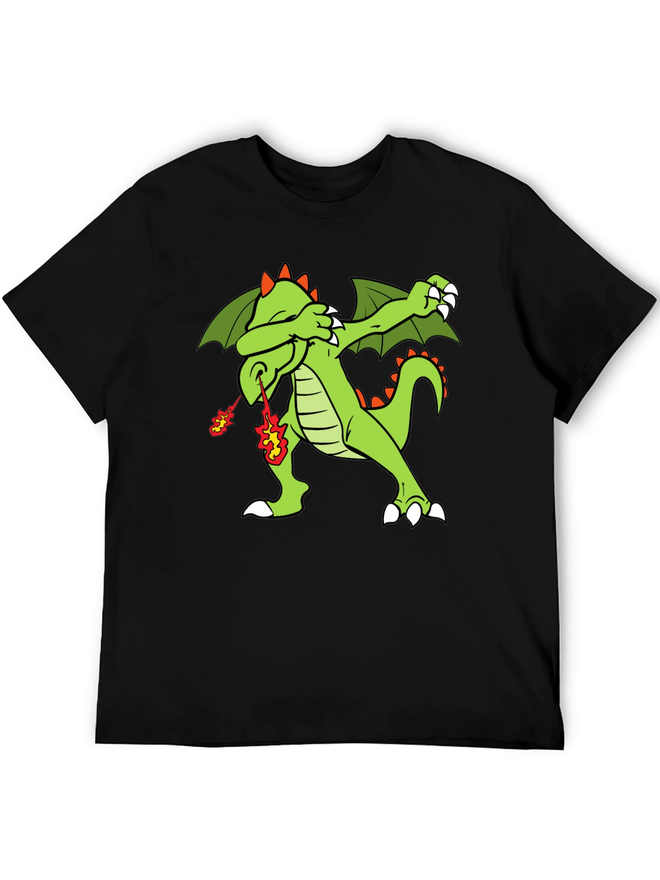 Dabbing Dragon T-Shirt - Fire Breathing Dab Tee