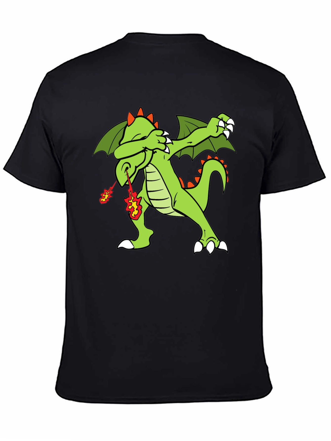 Dabbing Dragon T-Shirt - Fire Breathing Dab Tee
