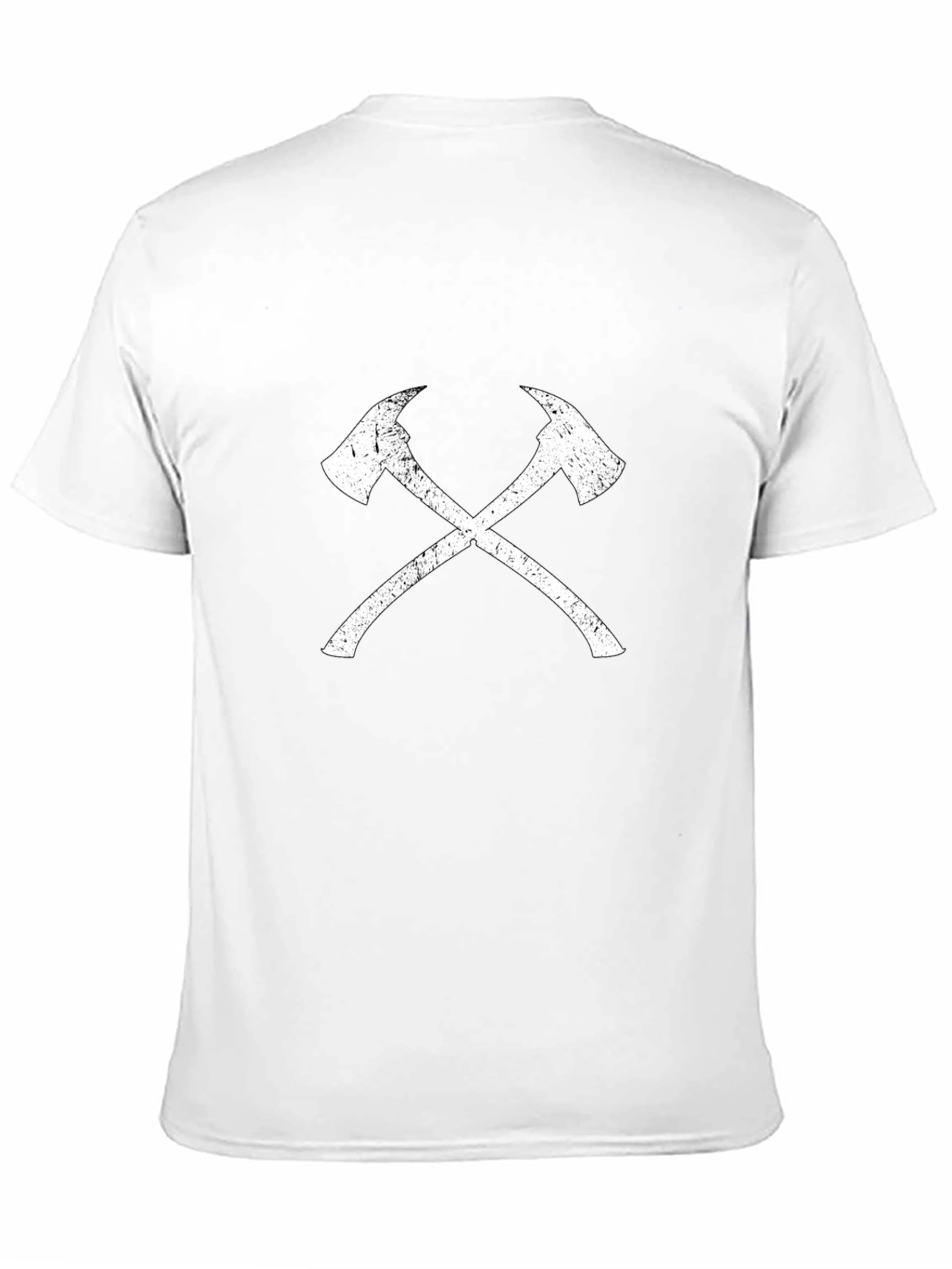 Crossed Axes Graphic Tee - Firefighter Pride Shirt