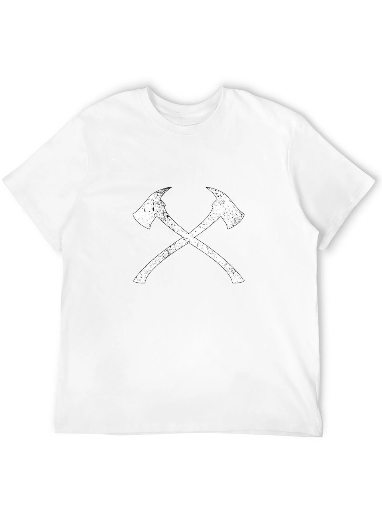 Crossed Axes Graphic Tee - Firefighter Pride Shirt