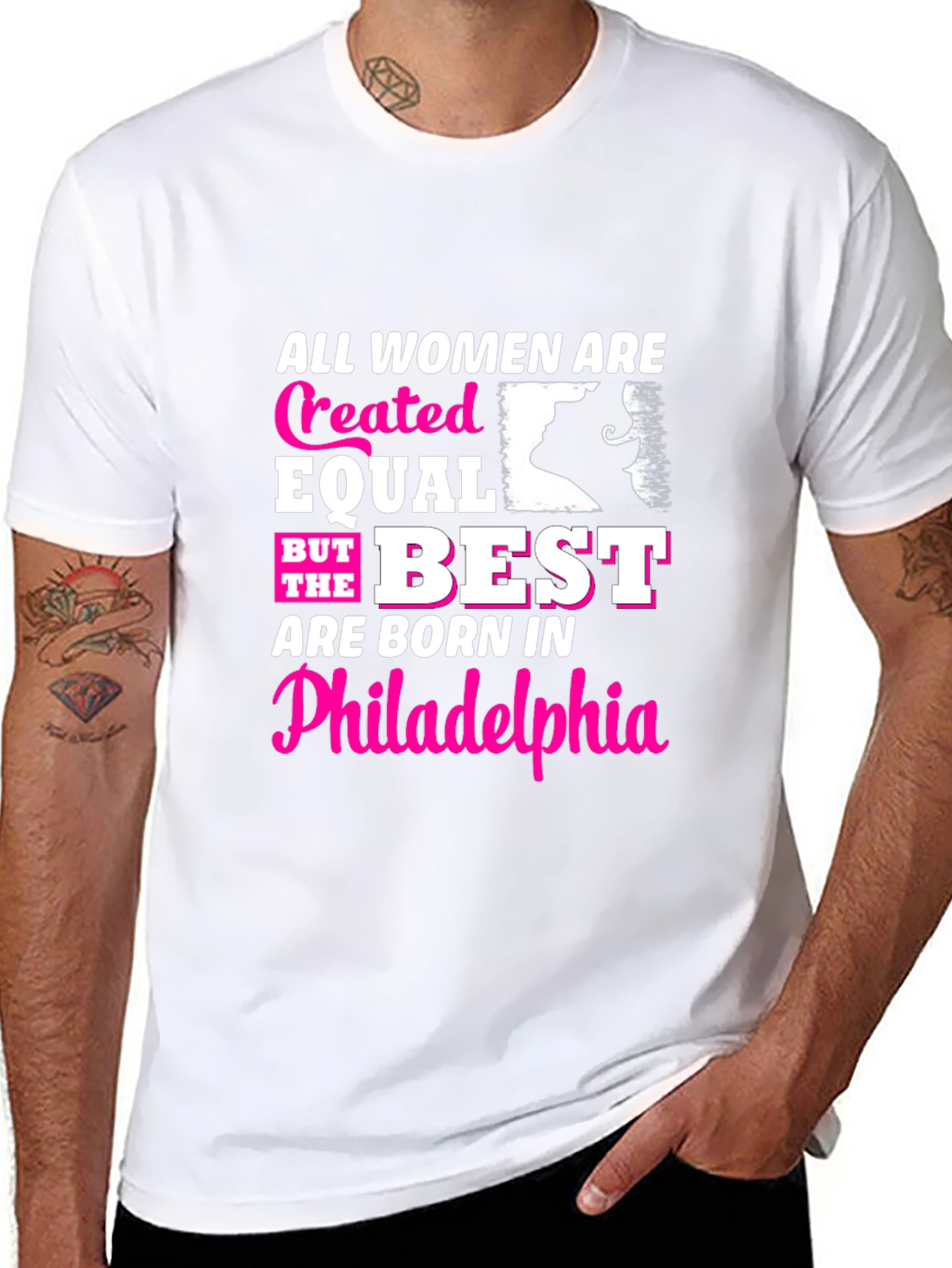 Philly Women T-Shirt - Created Equal Born Best