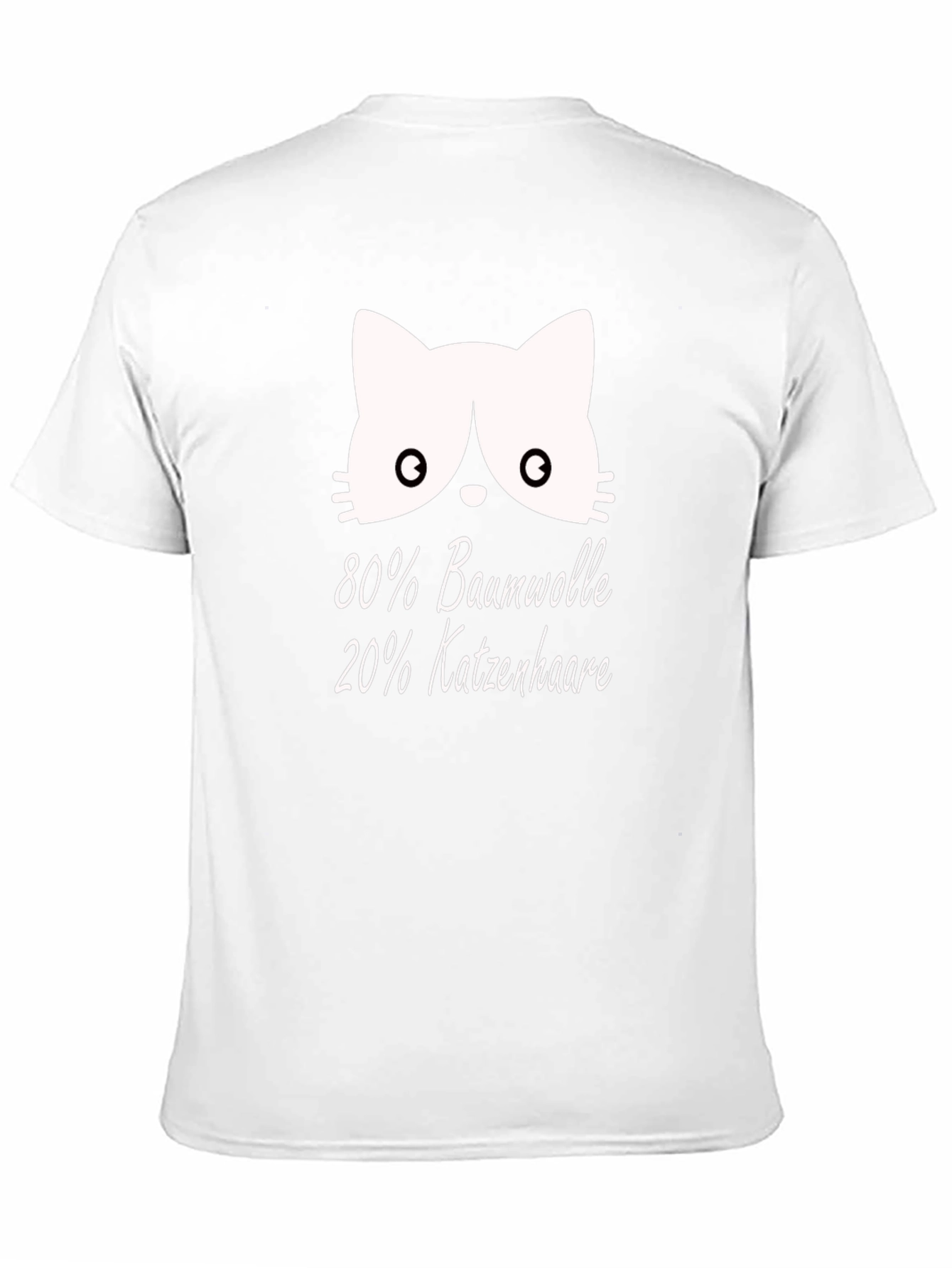 Cat Hair T-Shirt - Cotton Blend Novelty Tee