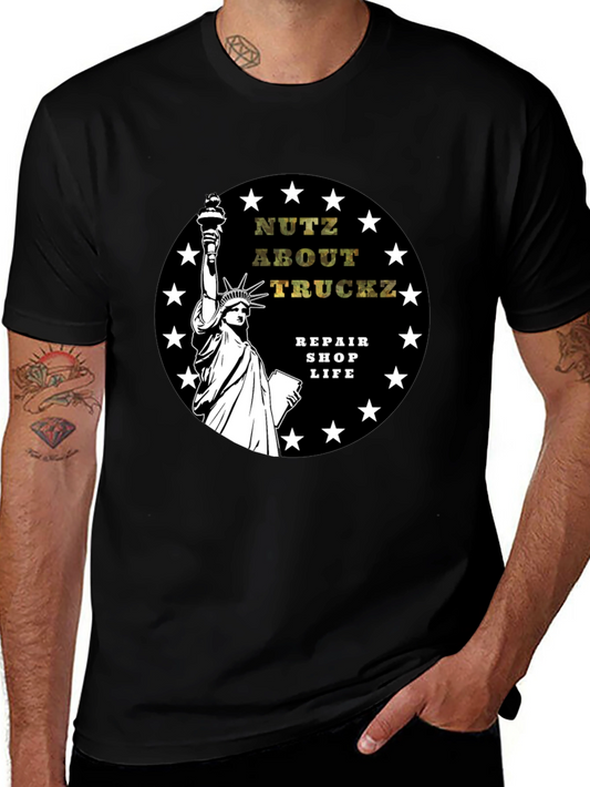 Nutz About Truckz Black Graphic T-Shirt