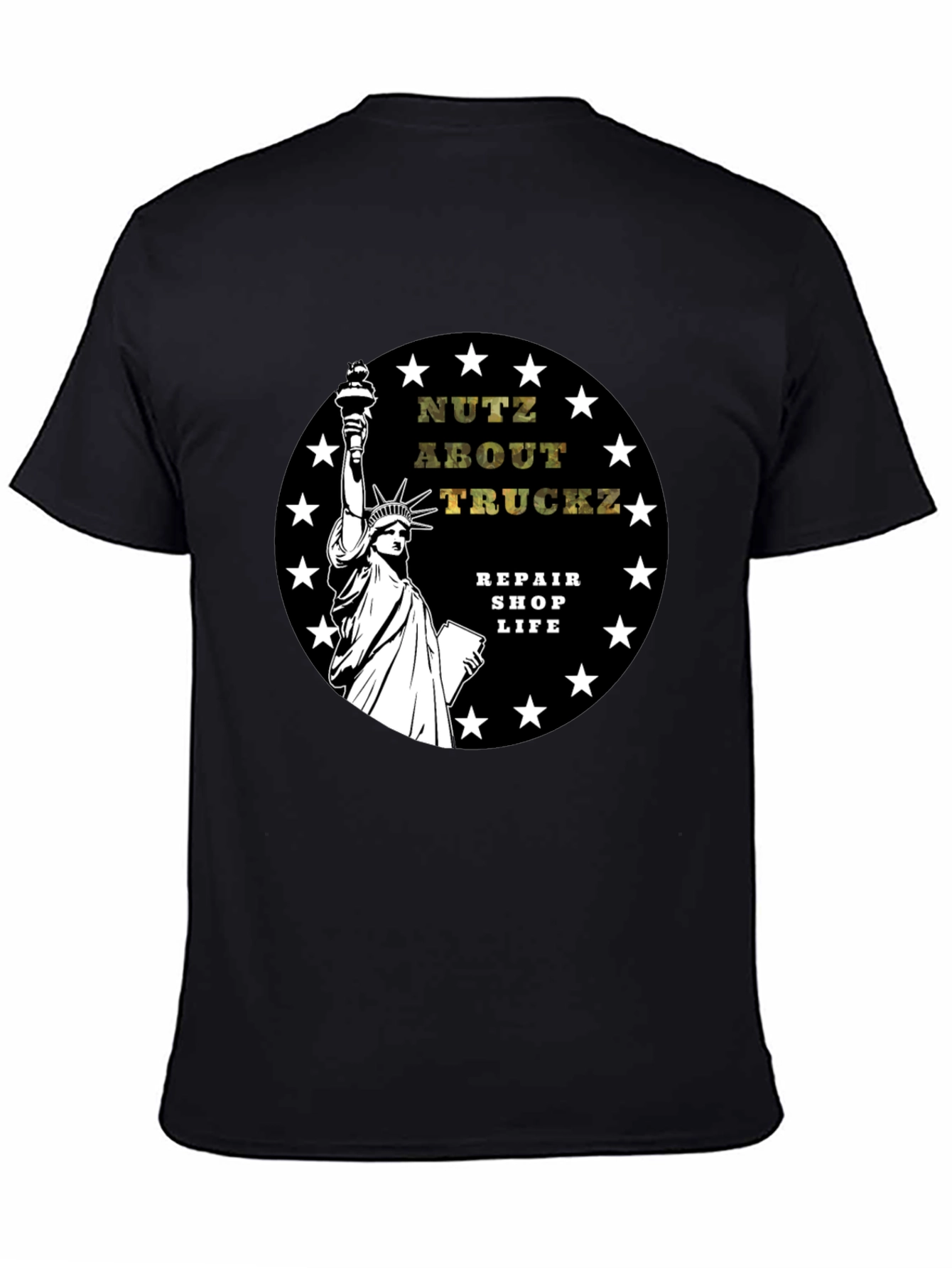 Nutz About Truckz Black Graphic T-Shirt