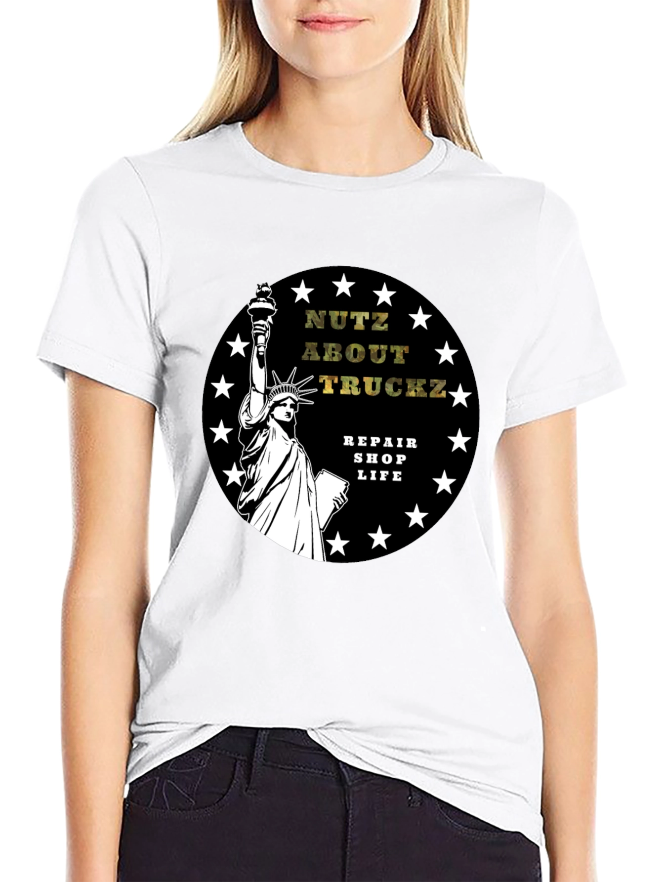 Nutz About Truckz Black Graphic T-Shirt
