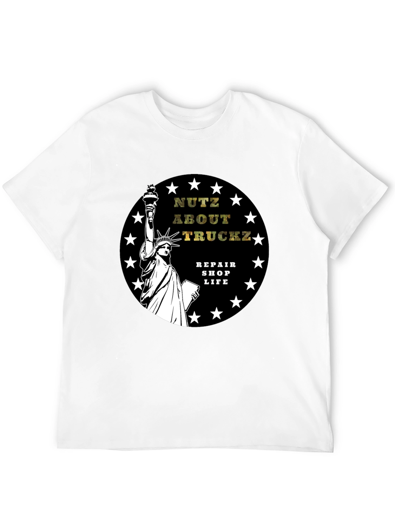 Nutz About Truckz Black Graphic T-Shirt