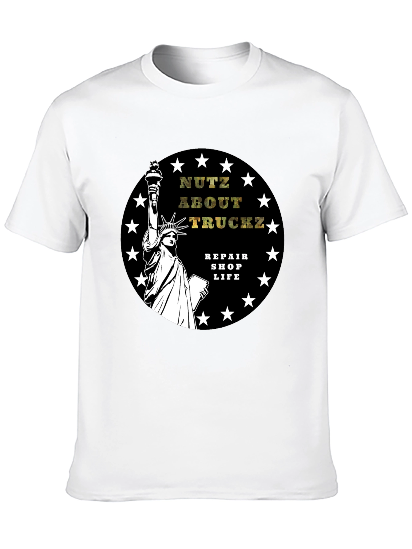 Nutz About Truckz Black Graphic T-Shirt