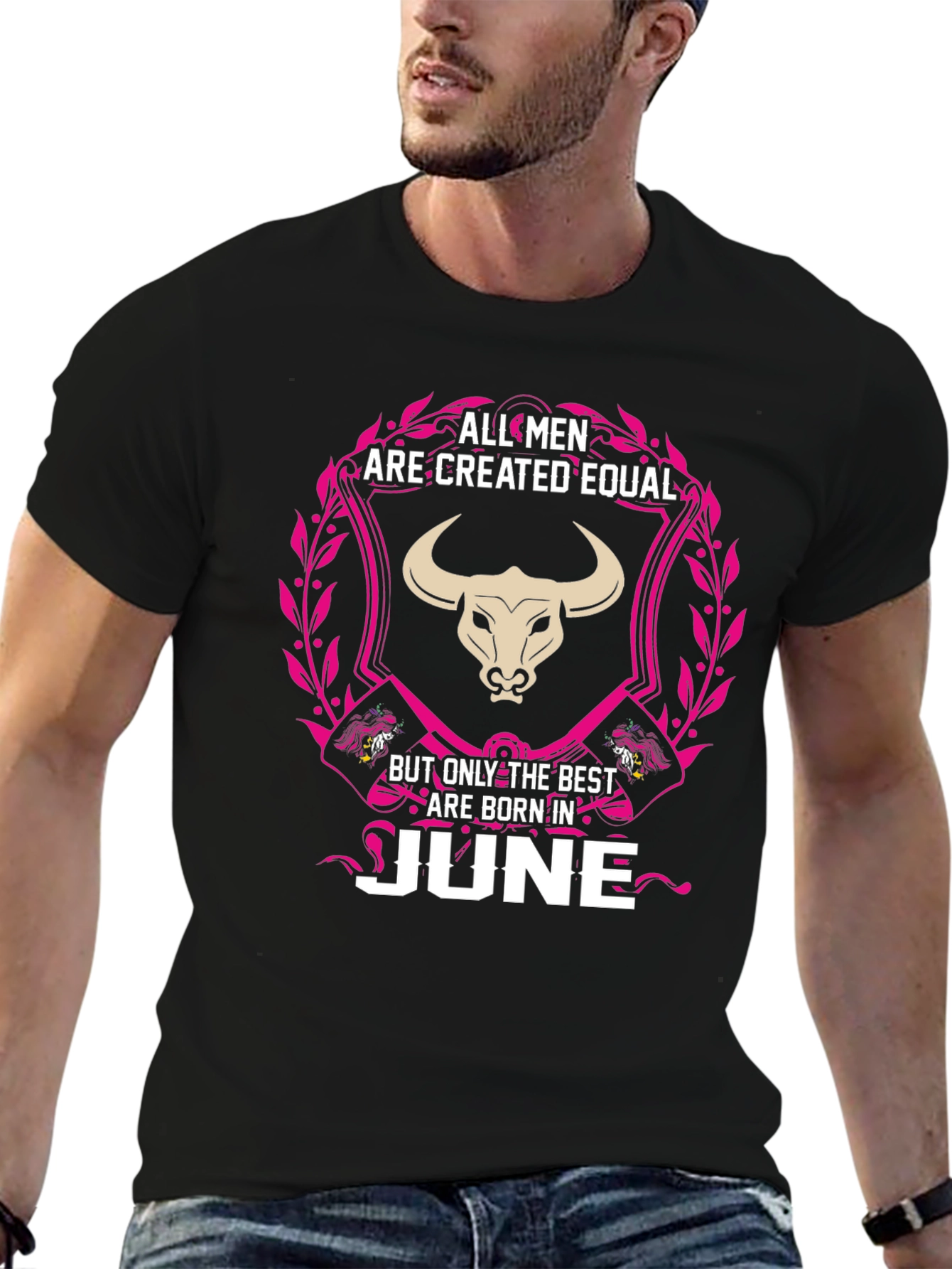 All Men Created Equal June Birthday T-Shirt