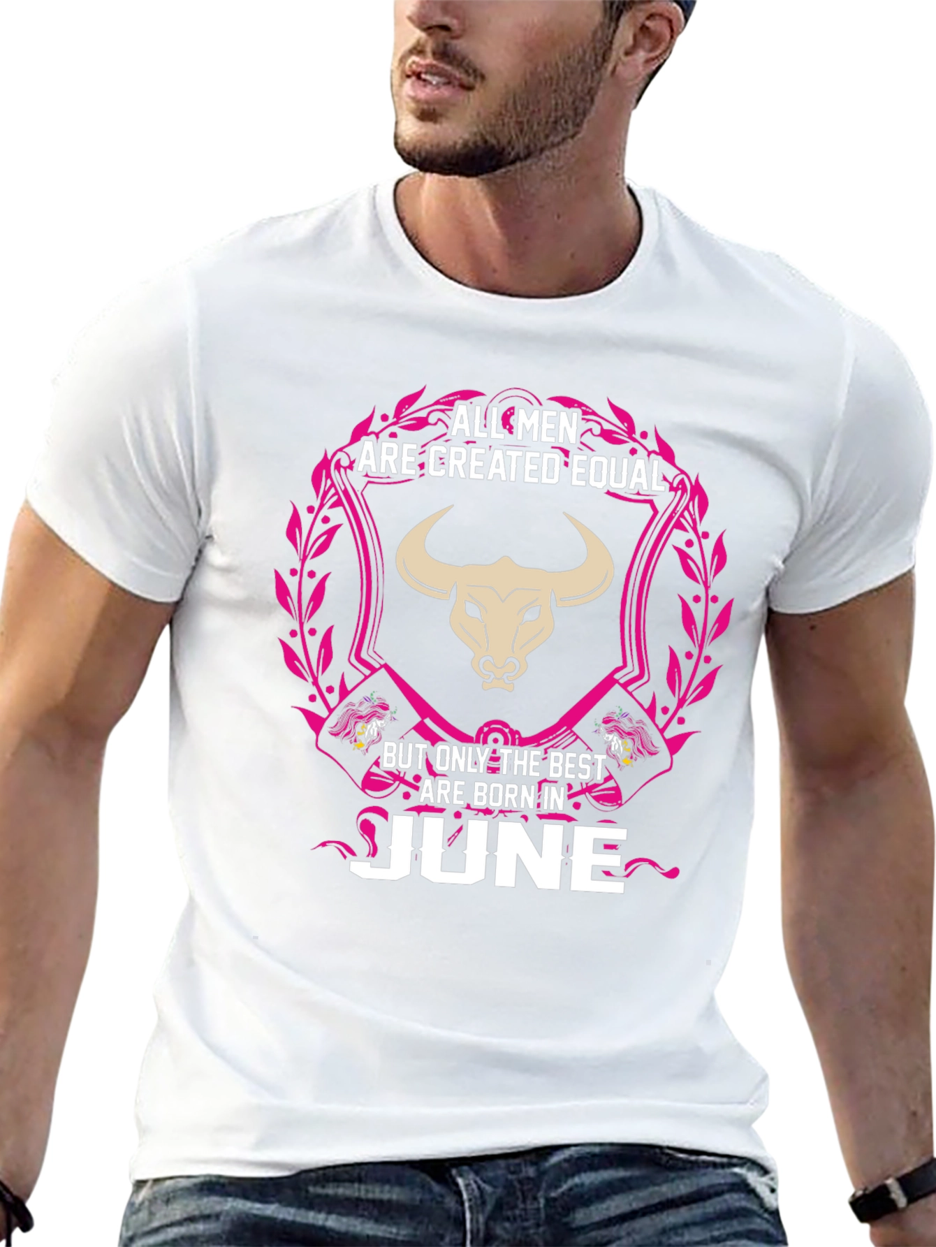 All Men Created Equal June Birthday T-Shirt