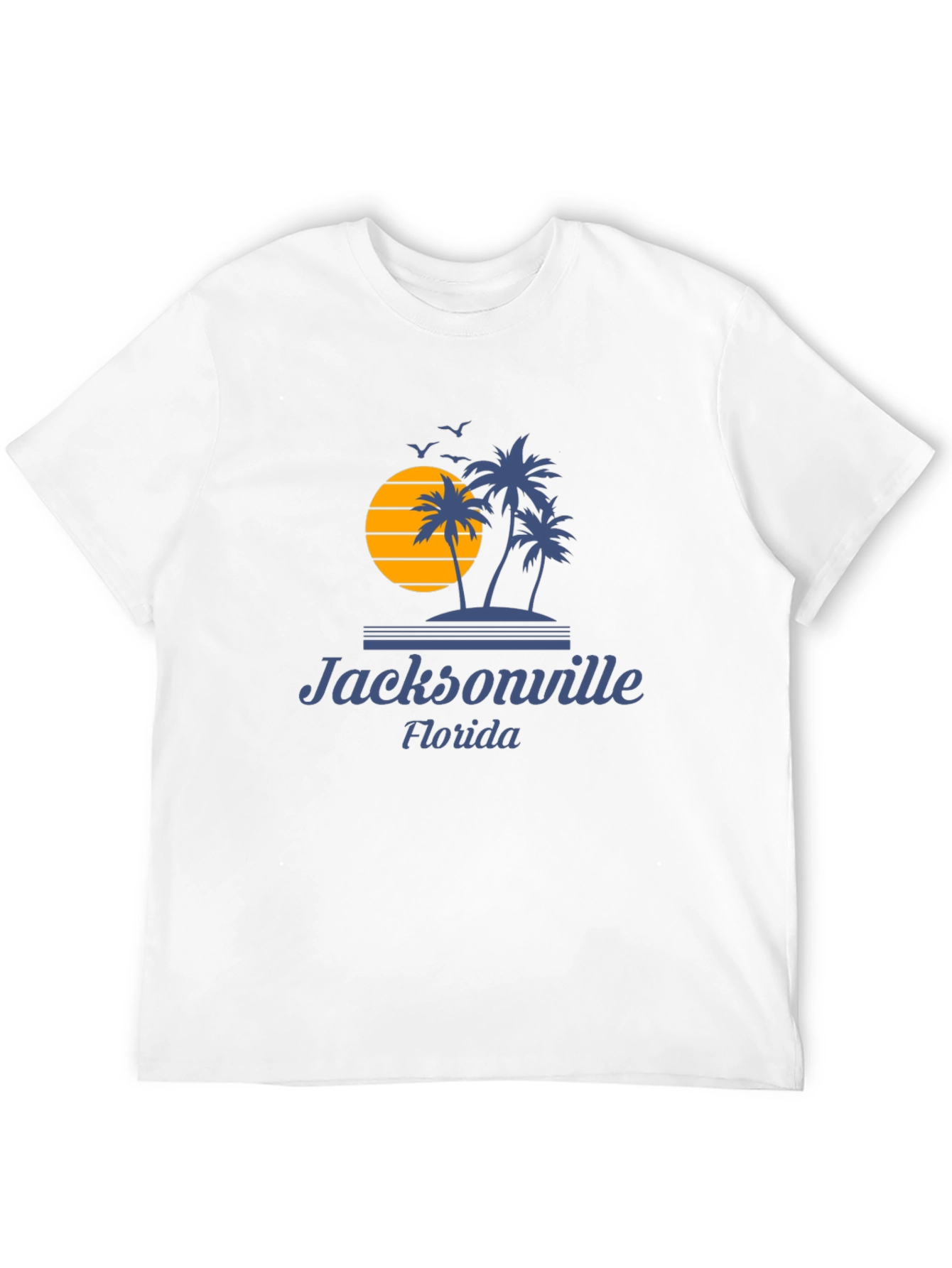 Jacksonville Florida Palm Tree Graphic T-Shirt