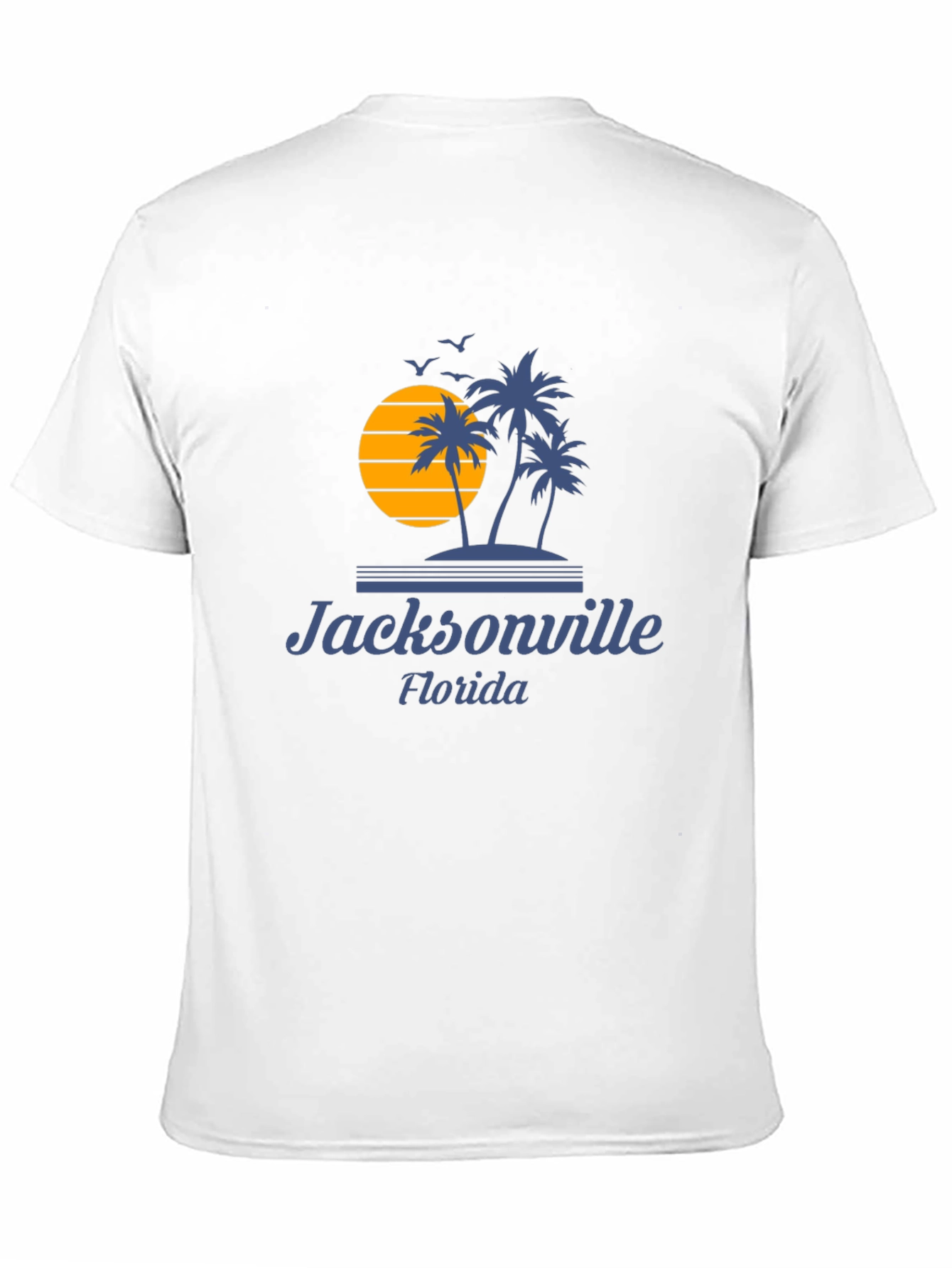 Jacksonville Florida Palm Tree Graphic T-Shirt