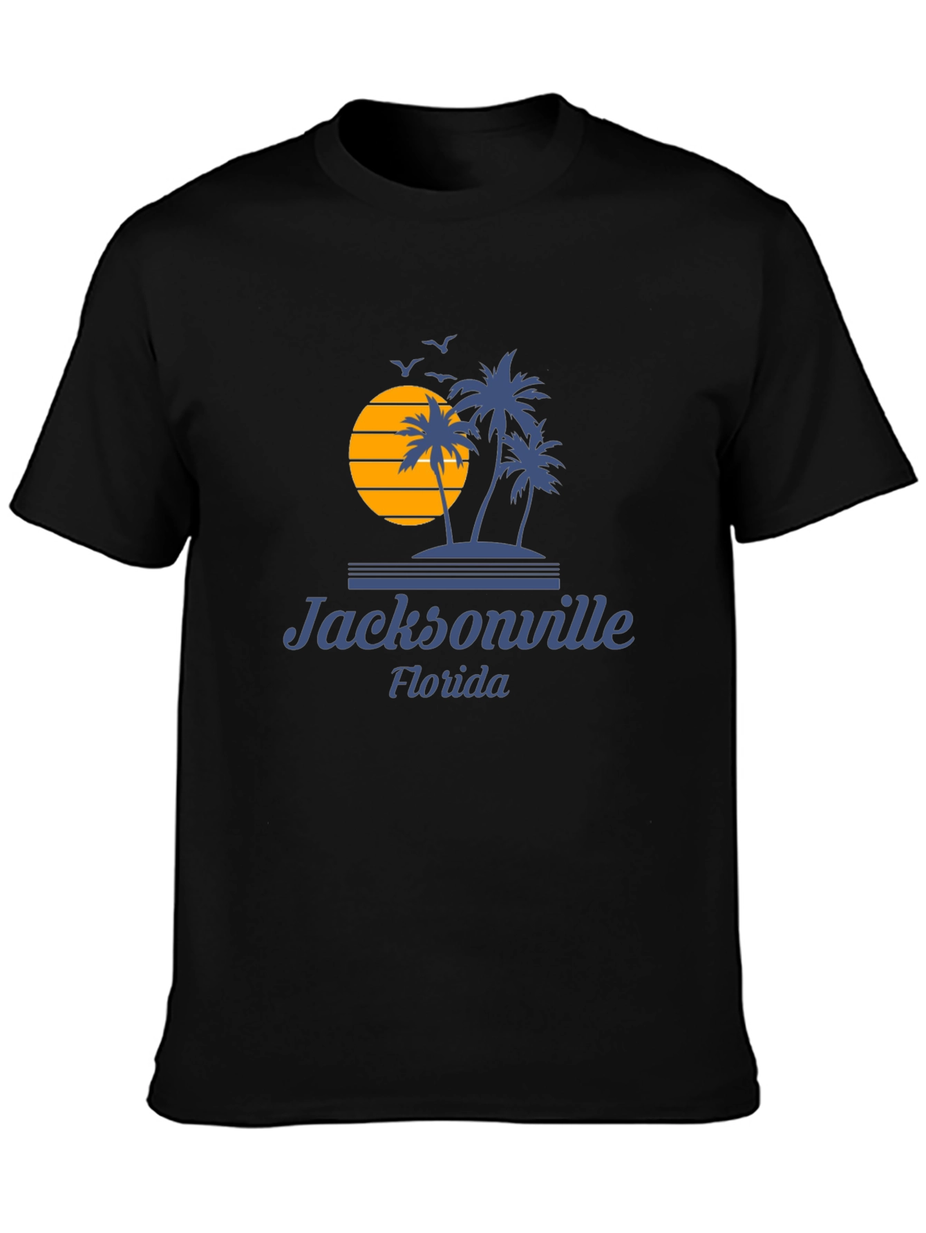 Jacksonville Florida Palm Tree Graphic T-Shirt